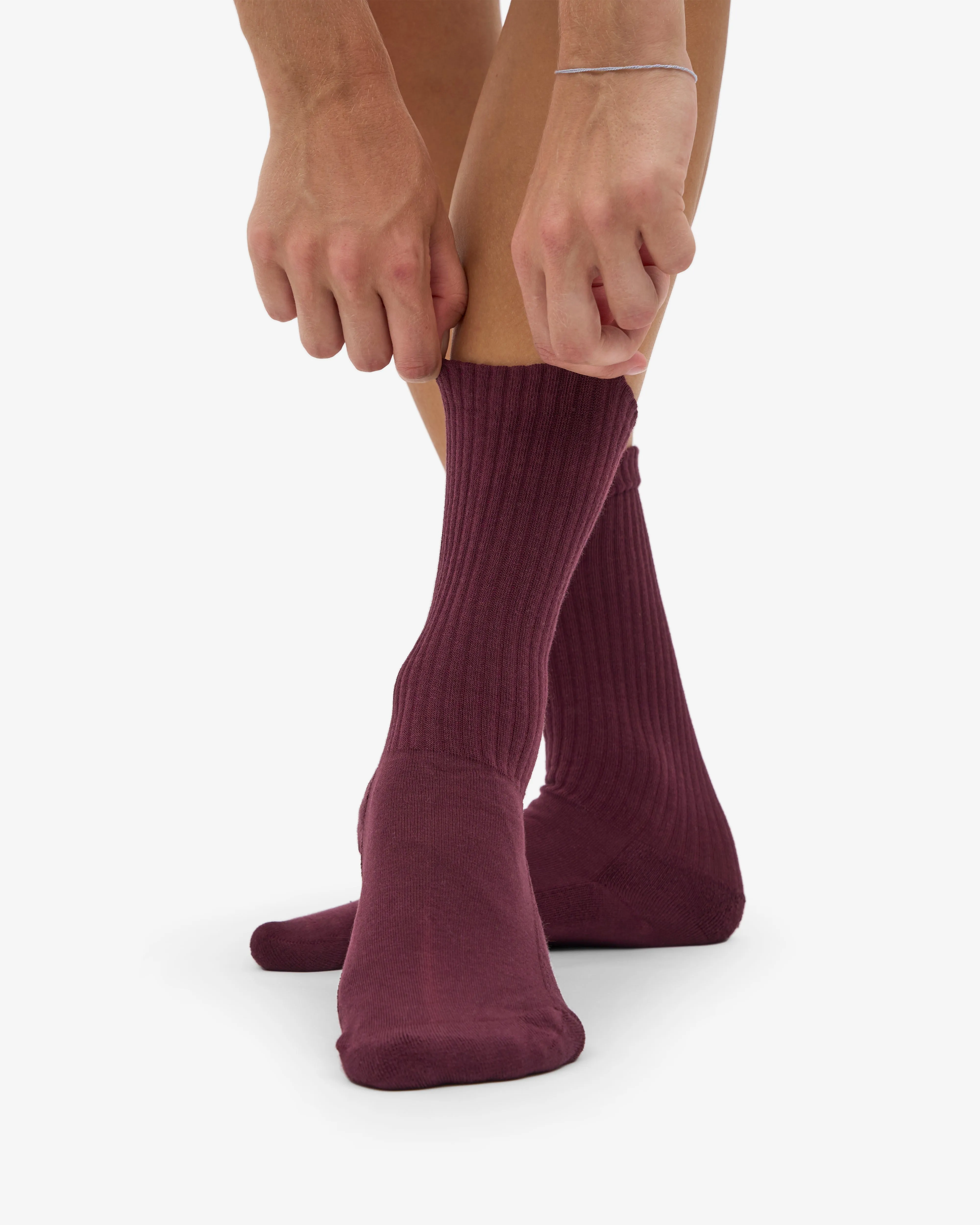 Organic Active Sock - Oxblood Red (3-Pack) sold by Colorful Standard product image thumbnail 4