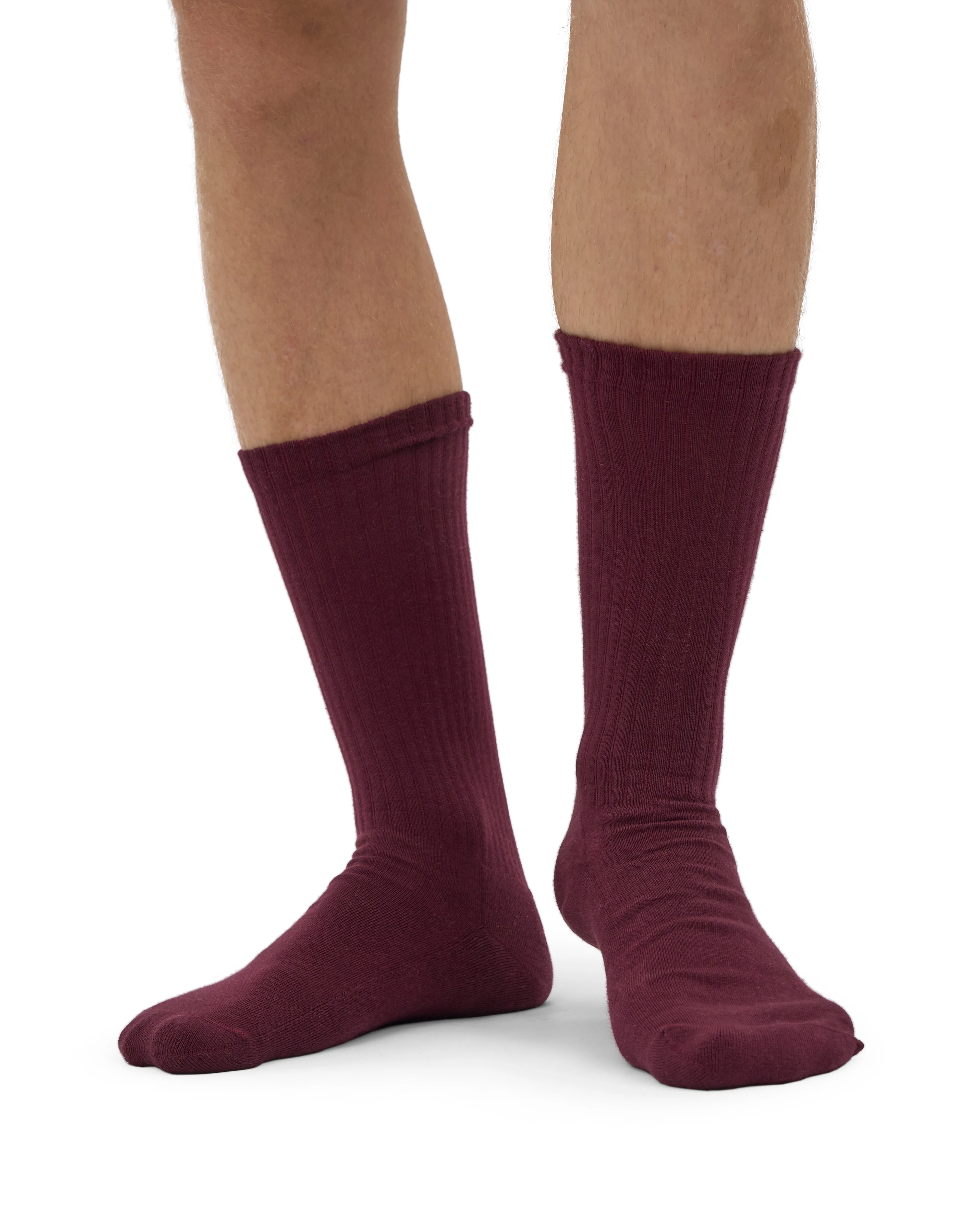 Organic Active Sock - Oxblood Red (3-Pack) sold by Colorful Standard product image thumbnail 4