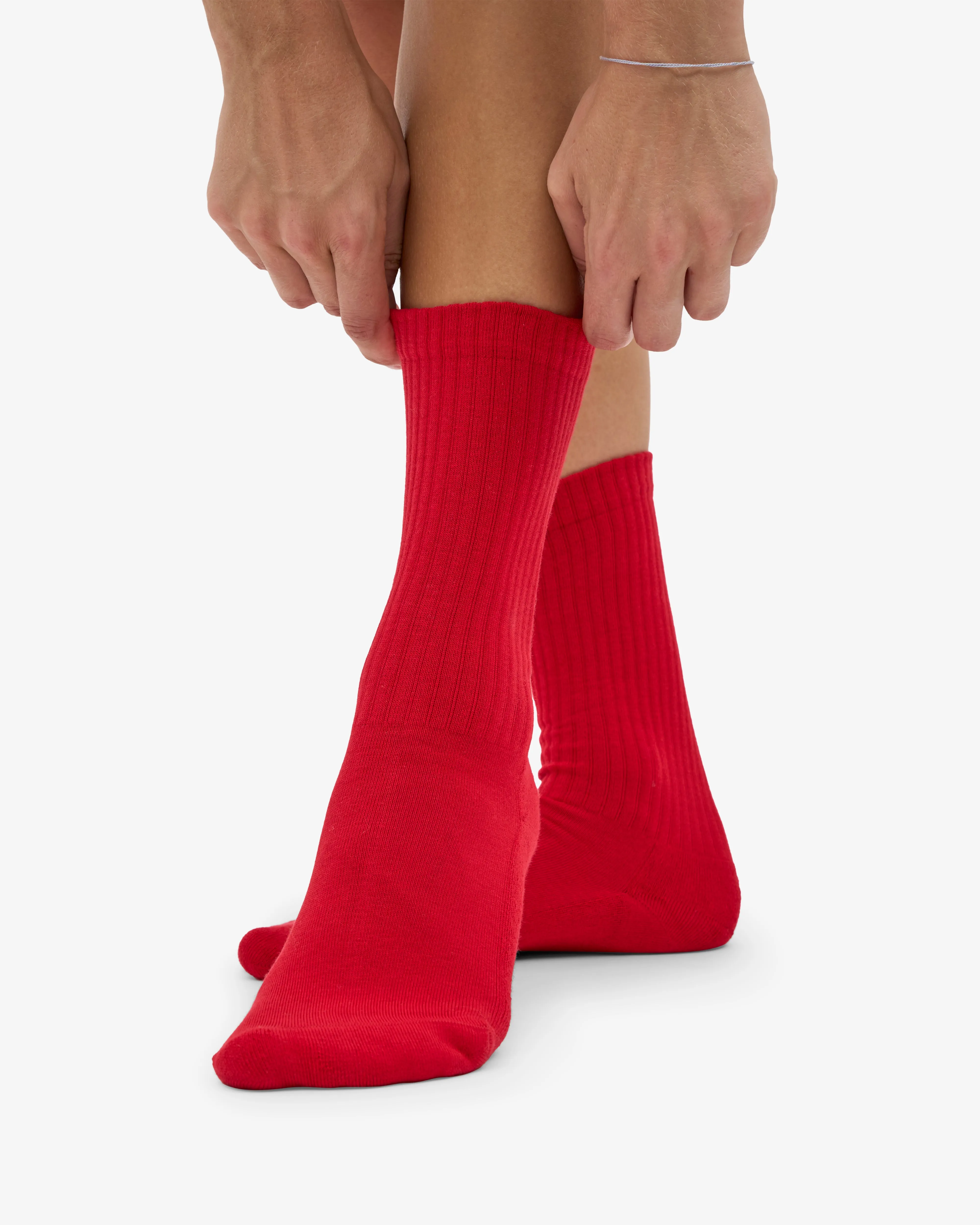 Organic Active Sock - Scarlet Red (3-Pack) sold by Colorful Standard product image thumbnail 4