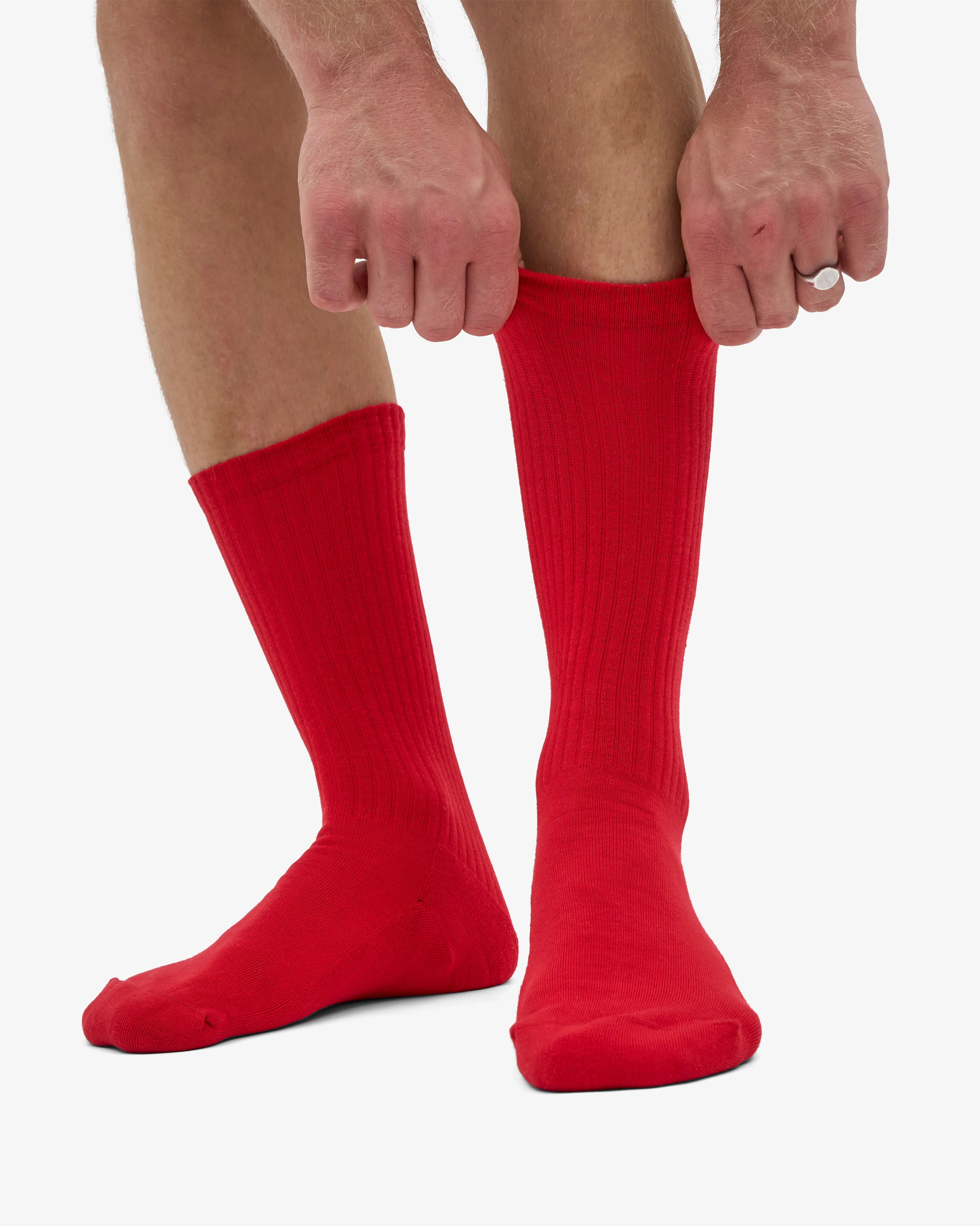 Organic Active Sock - Scarlet Red (3-Pack) sold by Colorful Standard product image thumbnail 2