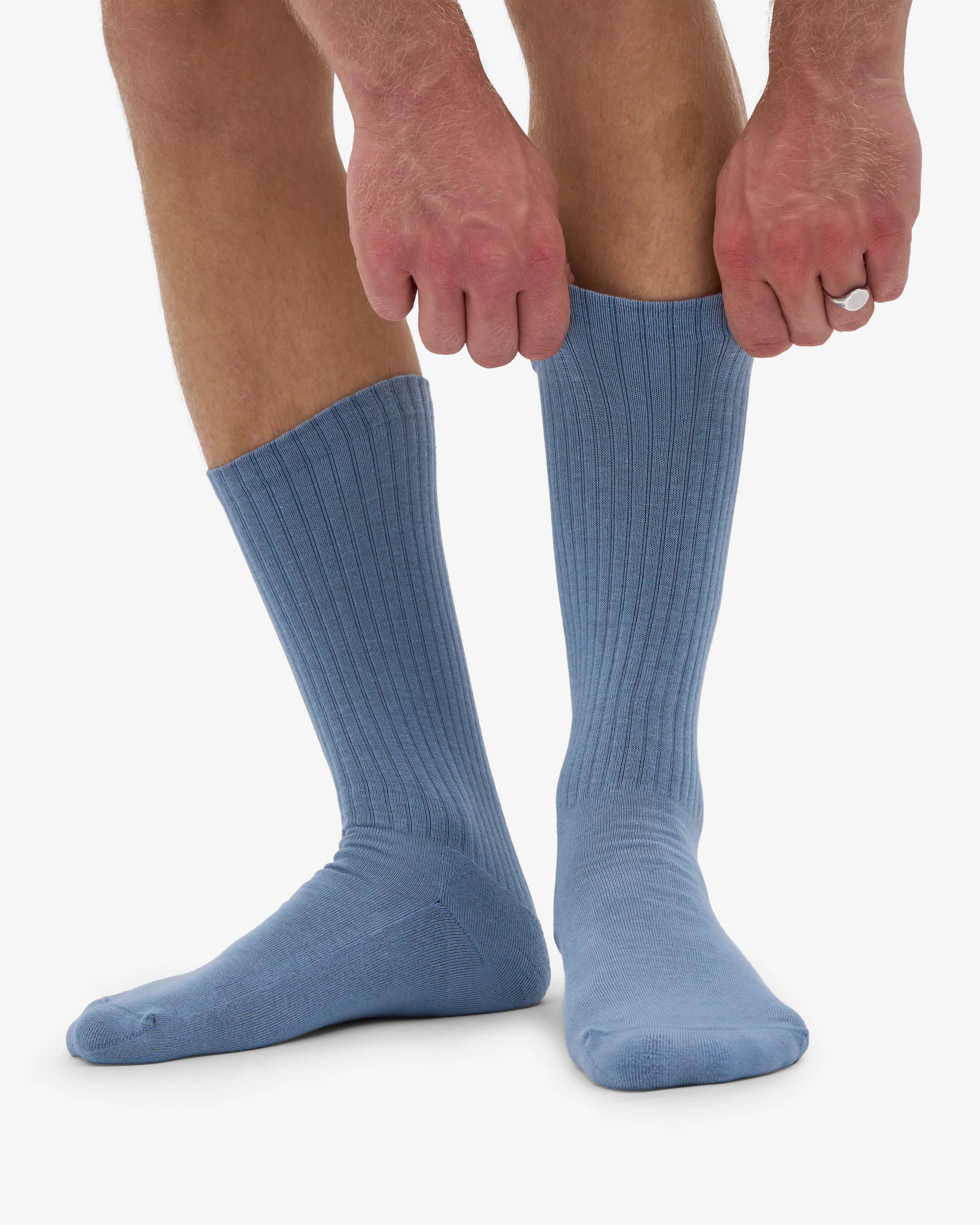 Organic Active Sock - Steel Blue (3-Pack) sold by Colorful Standard product image thumbnail 4