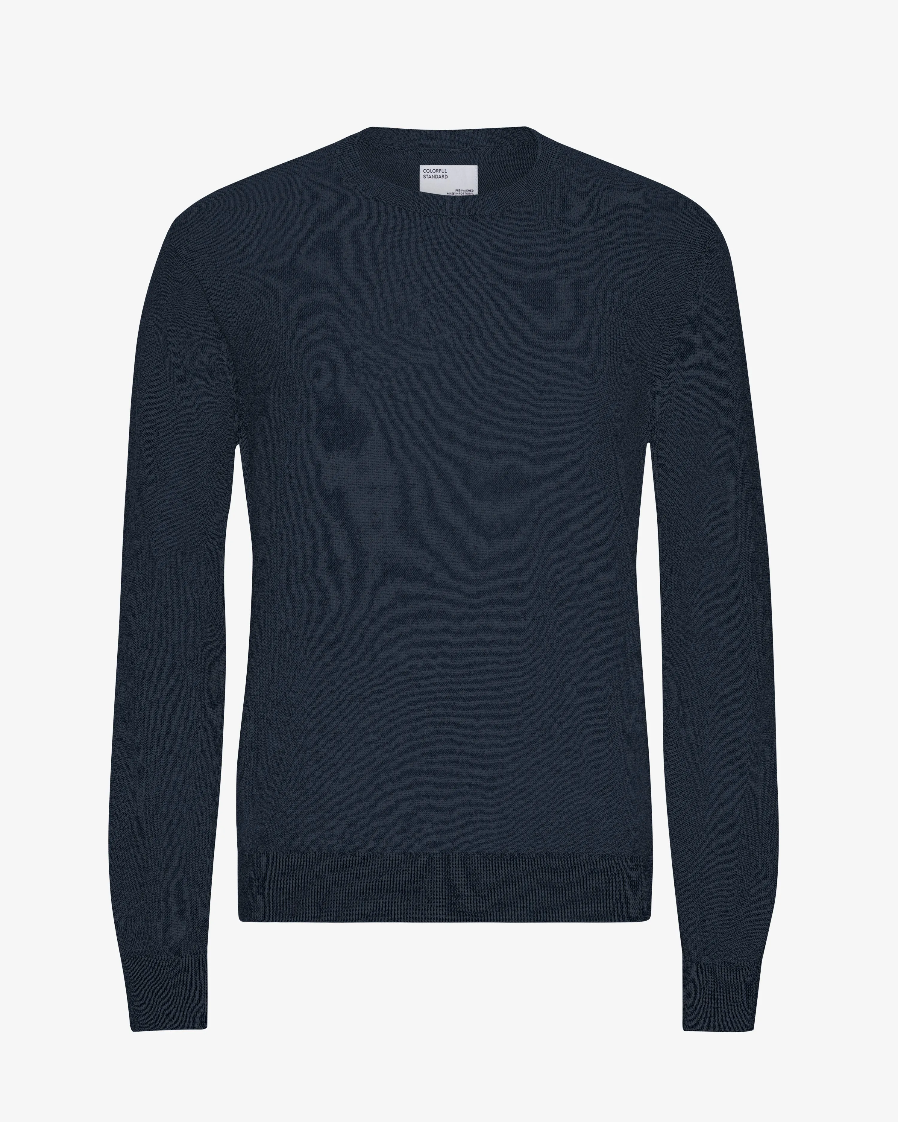 Light Merino Wool Crew - Navy Blue sold by Colorful Standard