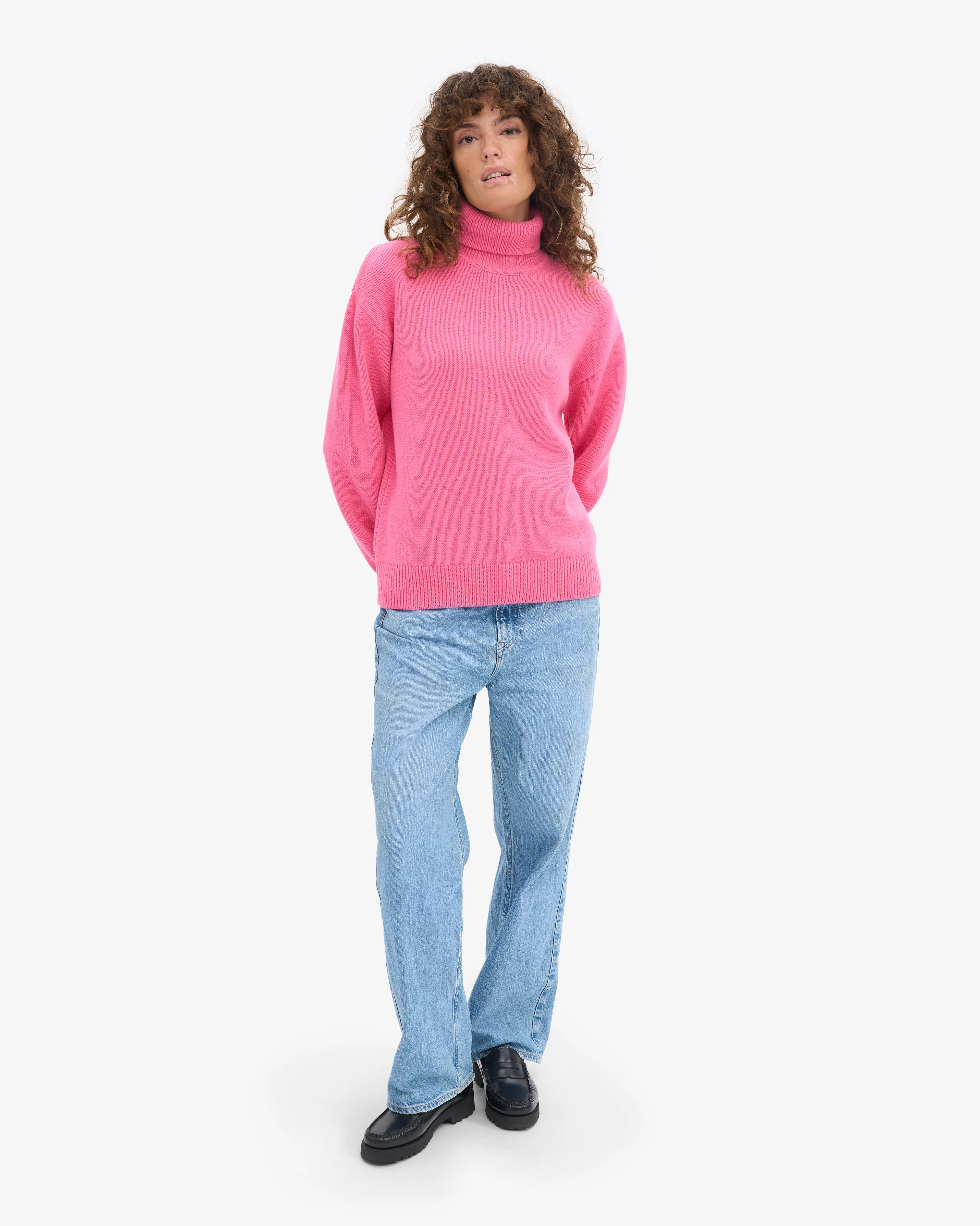 Merino Wool Turtleneck - Bubblegum Pink sold by Colorful Standard product image thumbnail 5