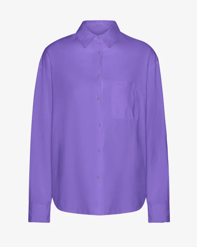 Organic Oversized Shirt - Ultra Violet sold by Colorful Standard