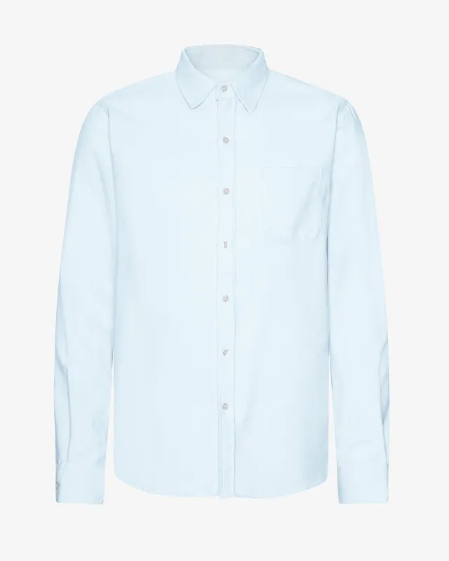 Organic Flannel Shirt - Polar Blue sold by Colorful Standard