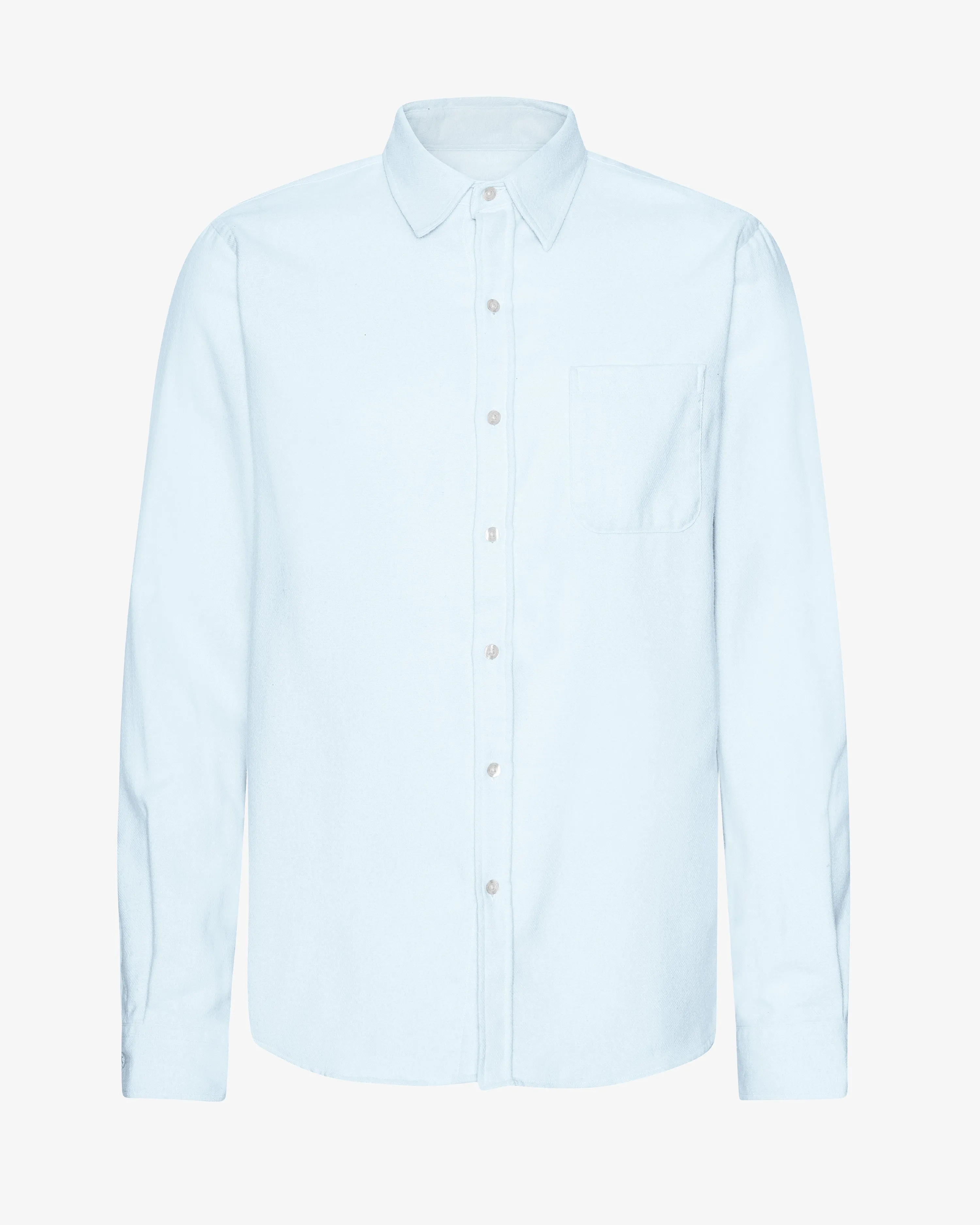 Organic Flannel Shirt - Polar Blue sold by Colorful Standard