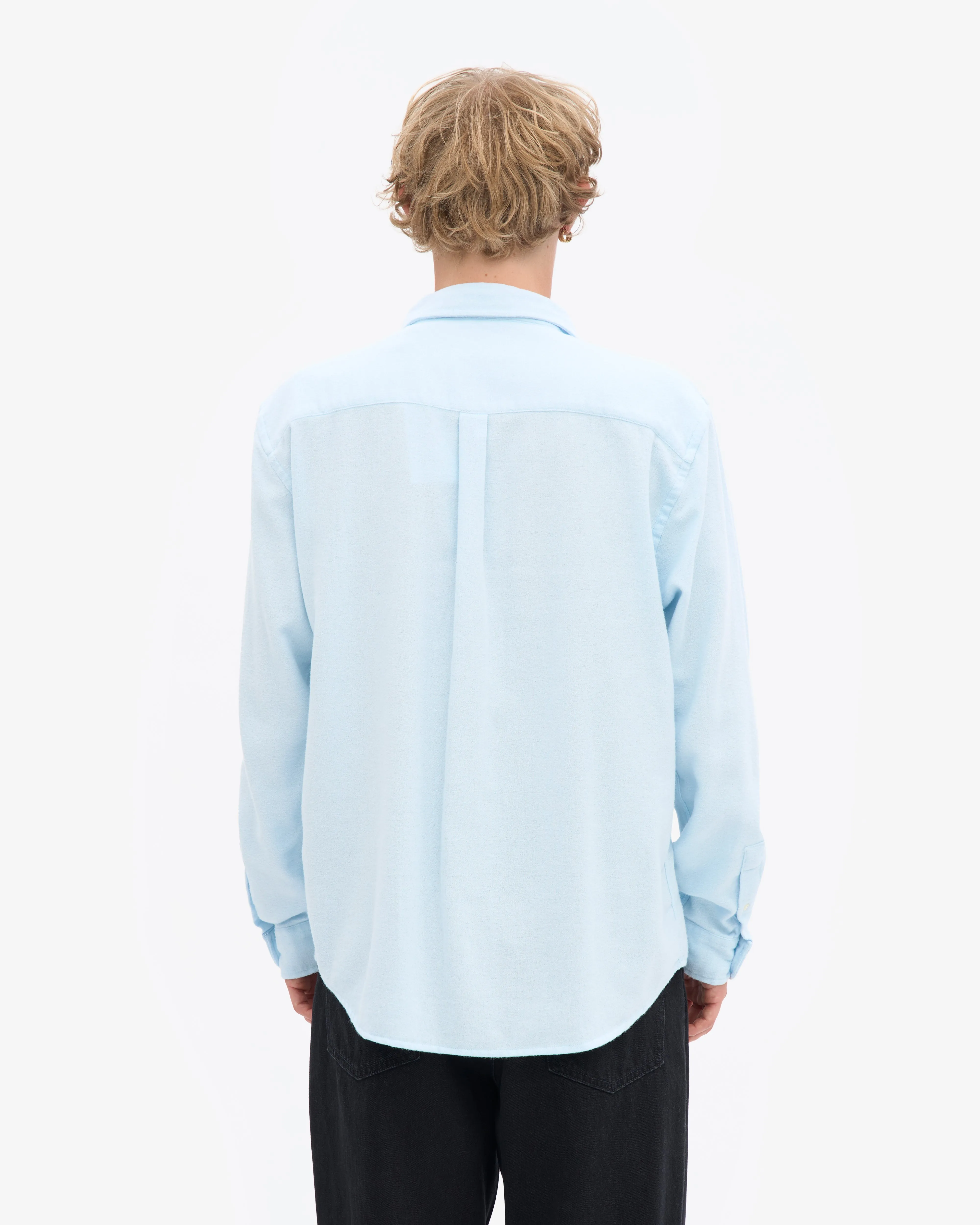 Organic Flannel Shirt - Polar Blue sold by Colorful Standard product image thumbnail 4