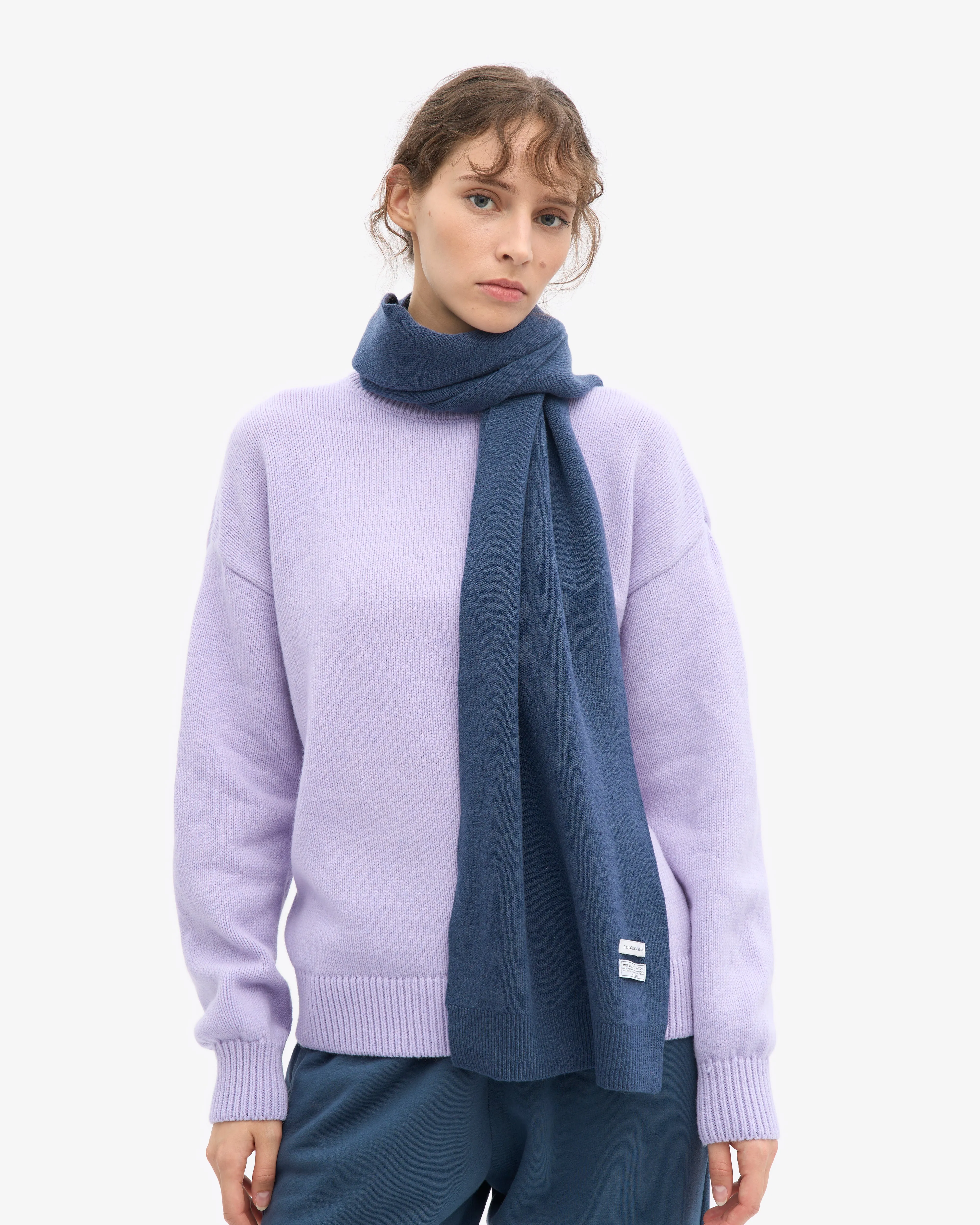 Merino Wool Scarf - Petrol Blue sold by Colorful Standard product image thumbnail 2