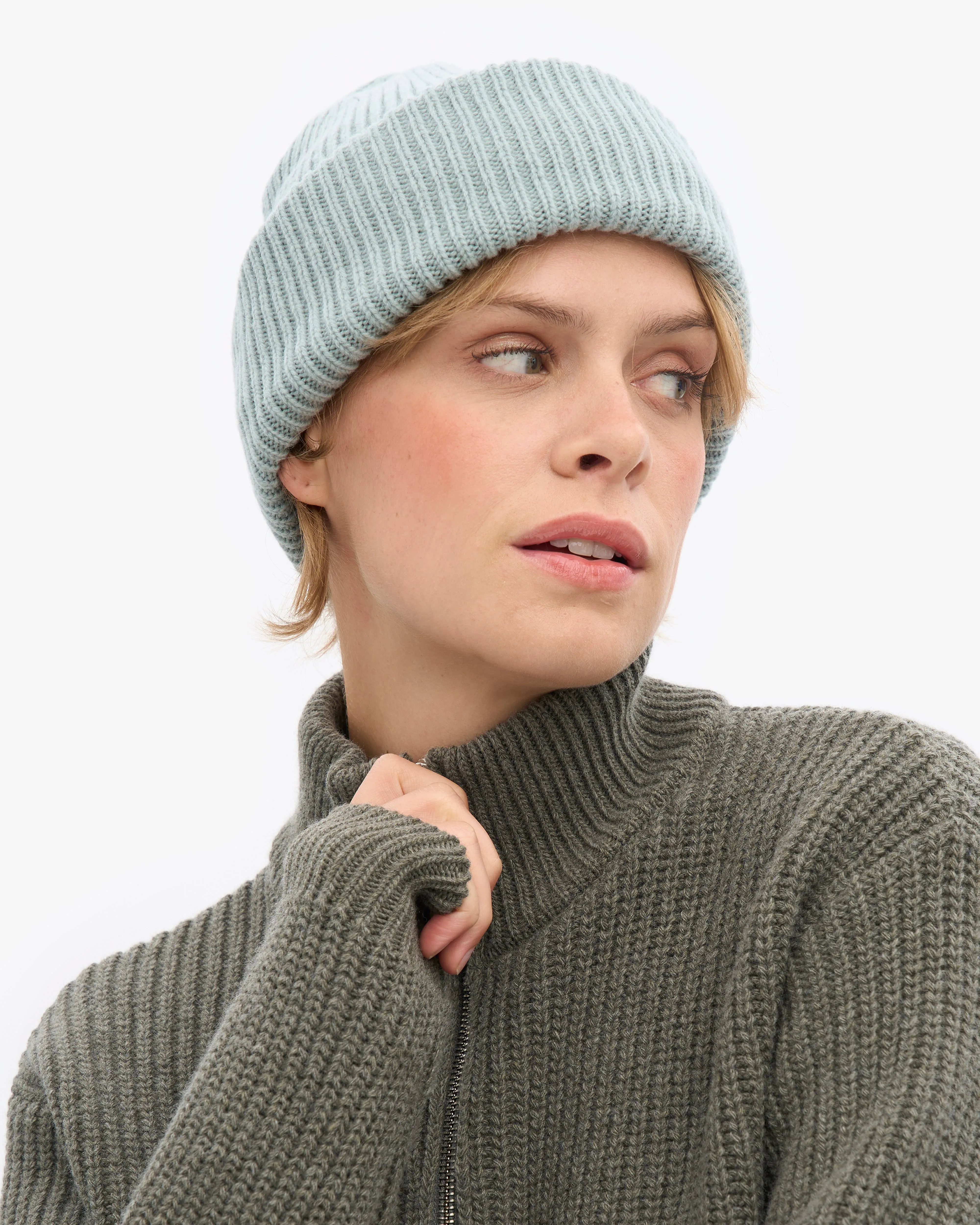 Merino Wool Hat - Steel Blue sold by Colorful Standard product image thumbnail 5