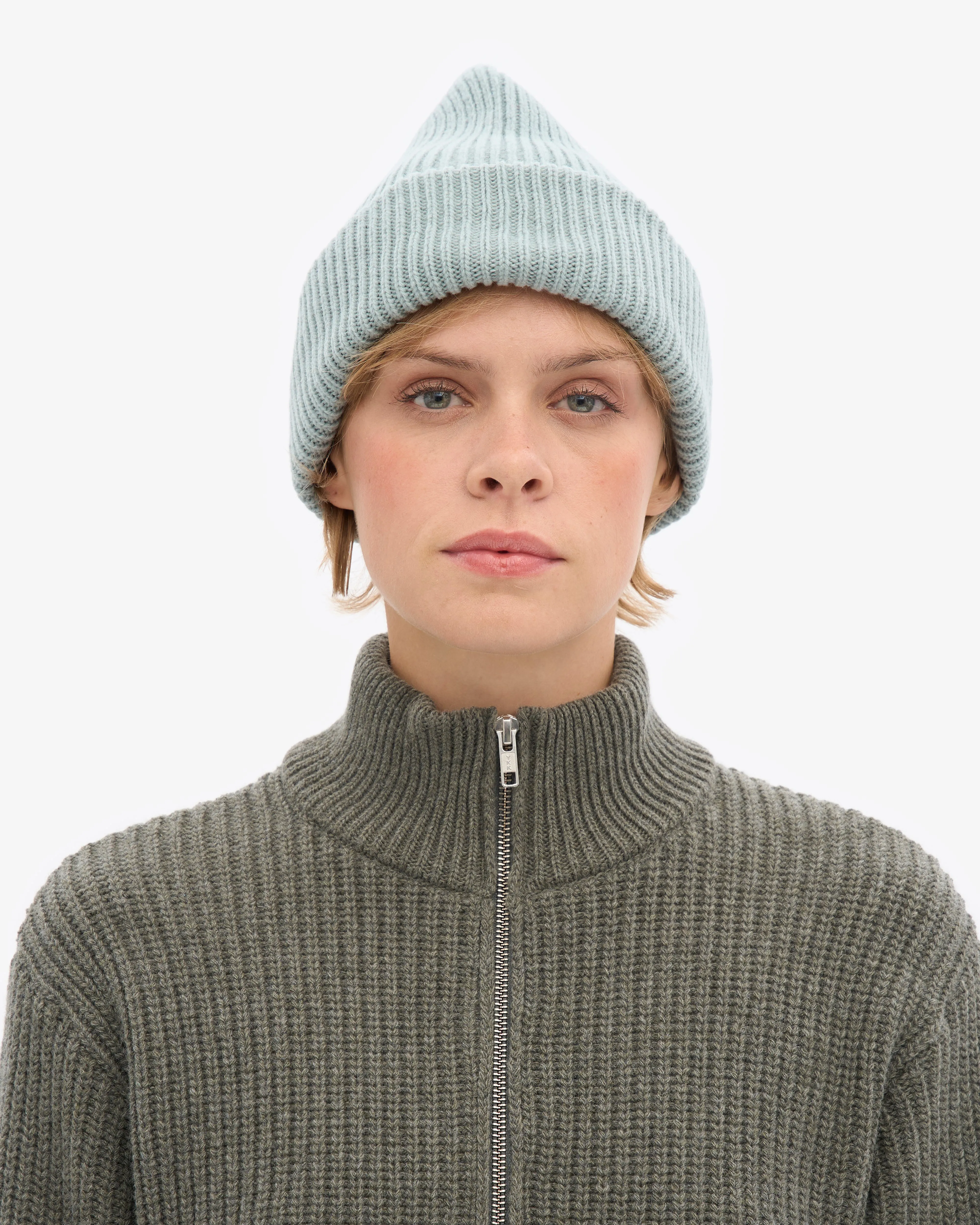 Merino Wool Hat - Steel Blue sold by Colorful Standard product image thumbnail 2