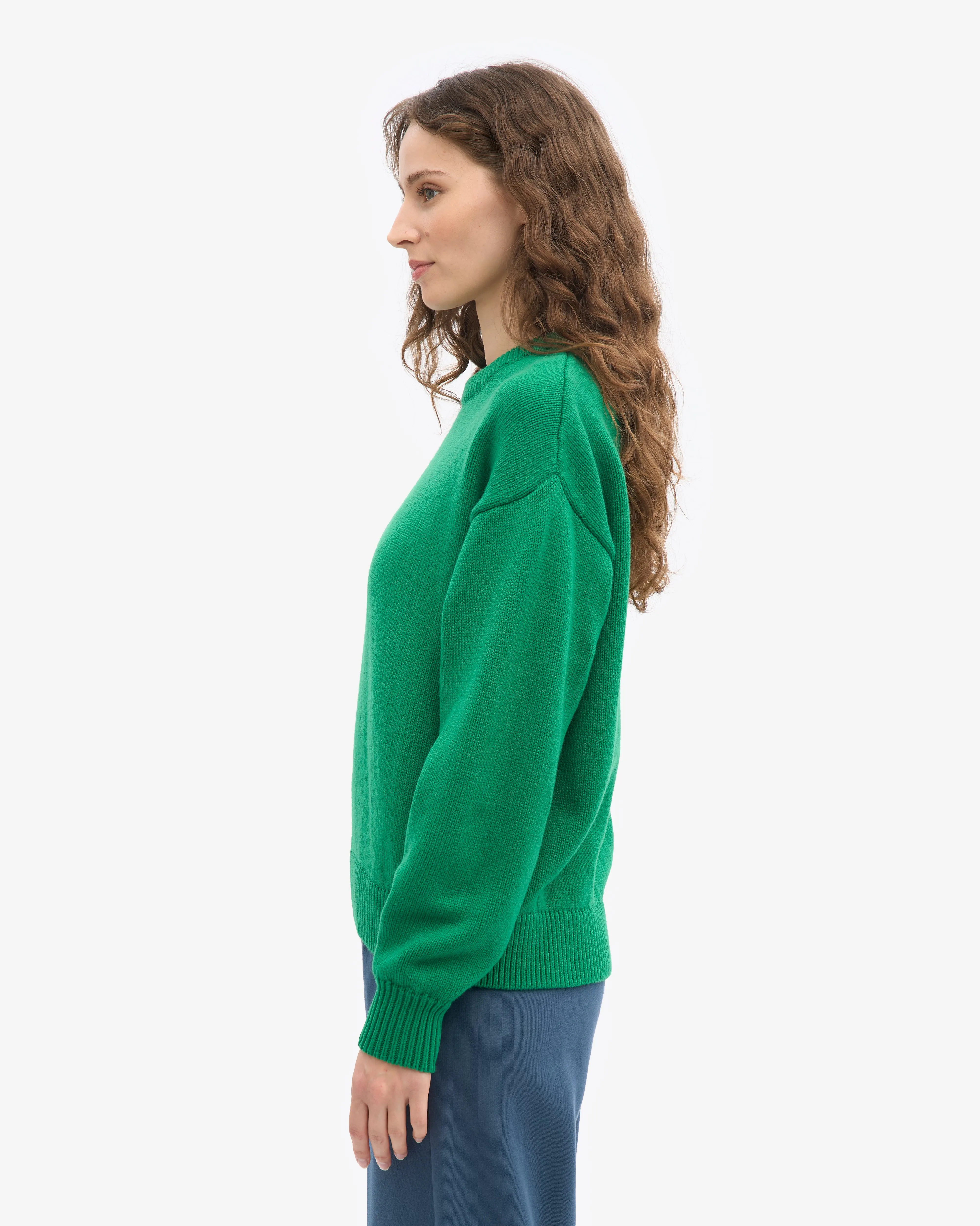 Oversized Merino Wool Crew - Kelly Green sold by Colorful Standard product image thumbnail 3