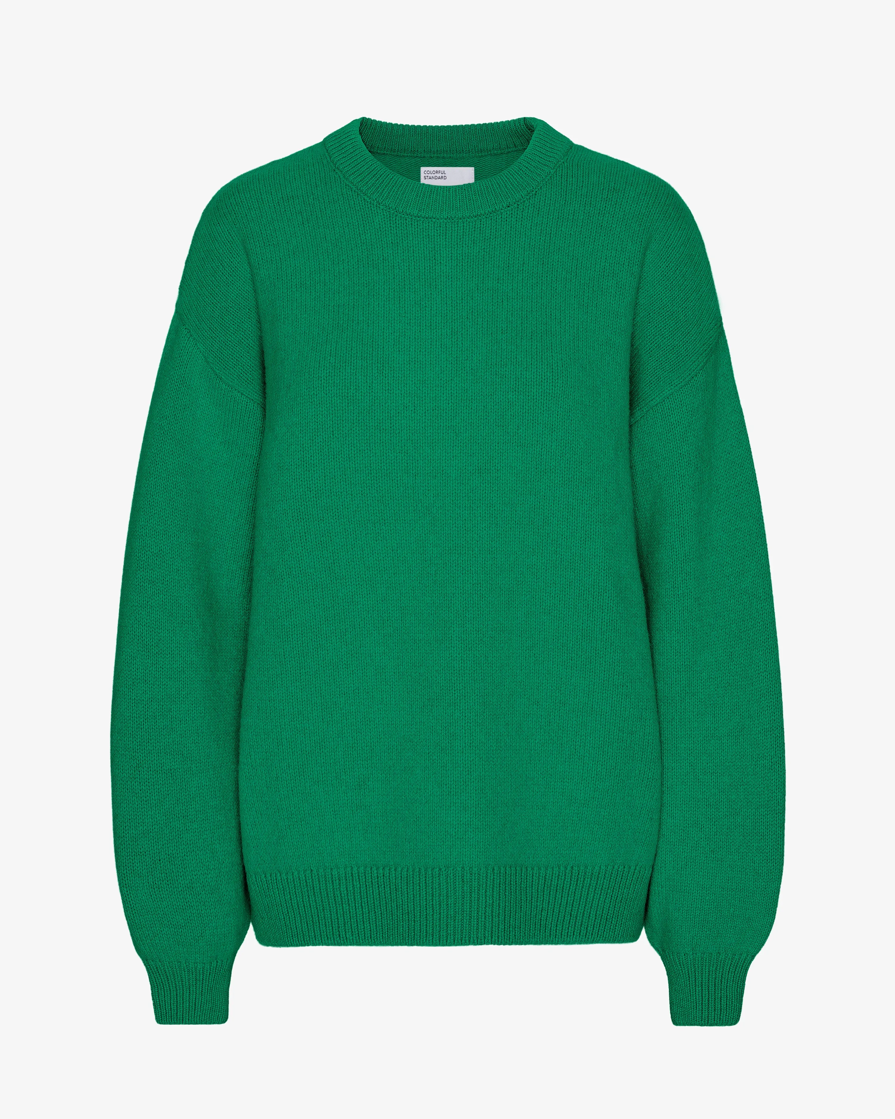 Oversized Merino Wool Crew - Kelly Green sold by Colorful Standard