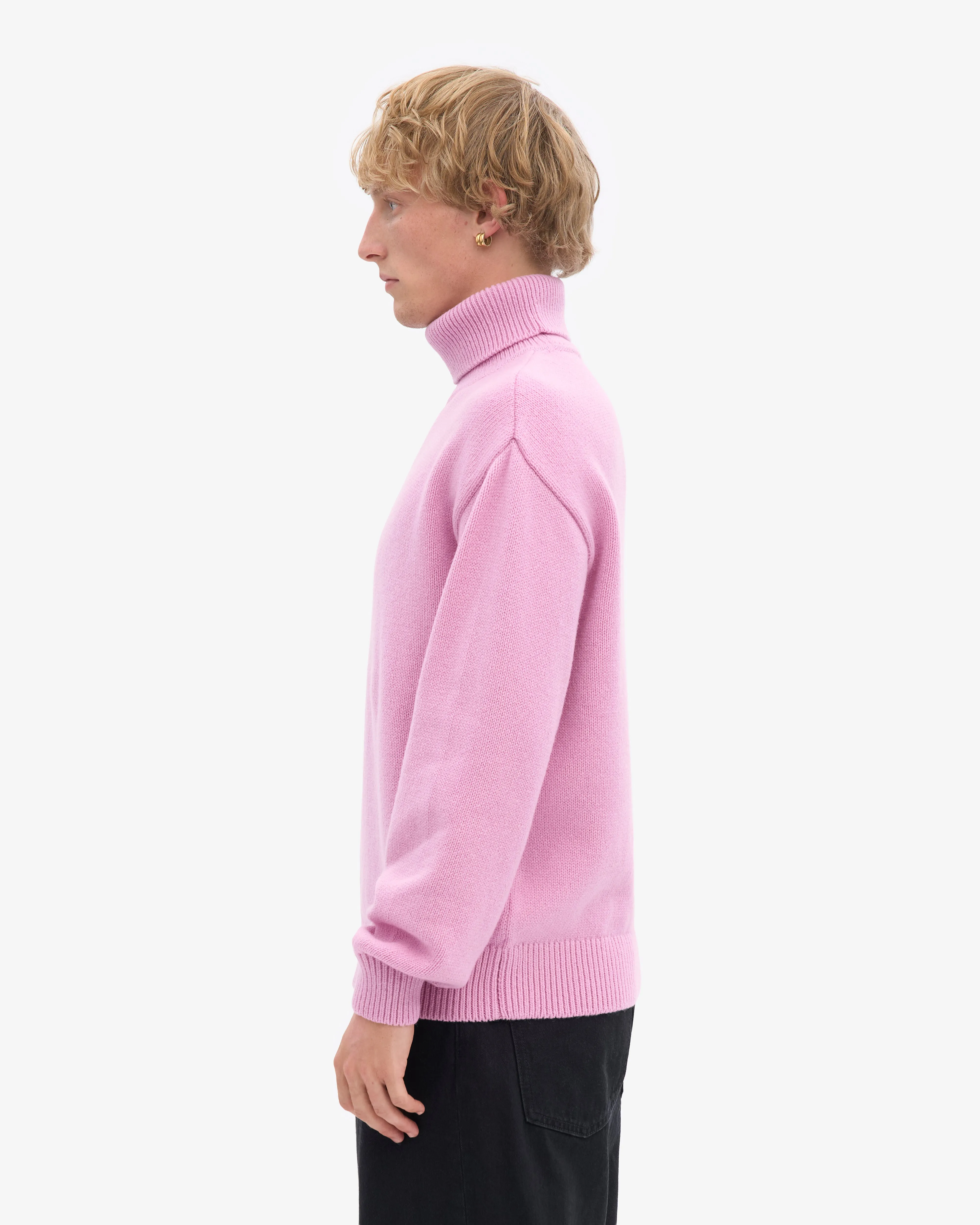 Merino Wool Turtleneck - Cherry Blossom sold by Colorful Standard product image thumbnail 3
