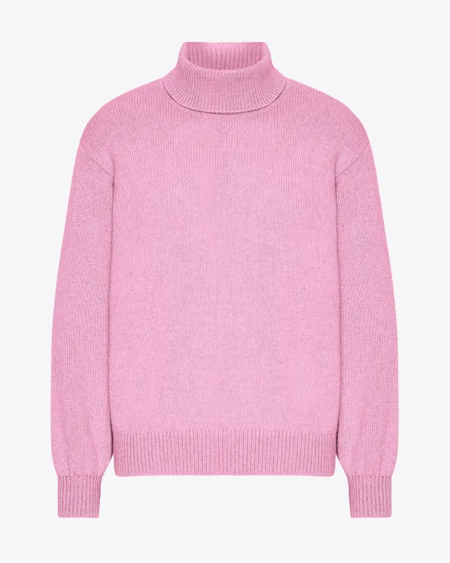 Merino Wool Turtleneck - Cherry Blossom sold by Colorful Standard