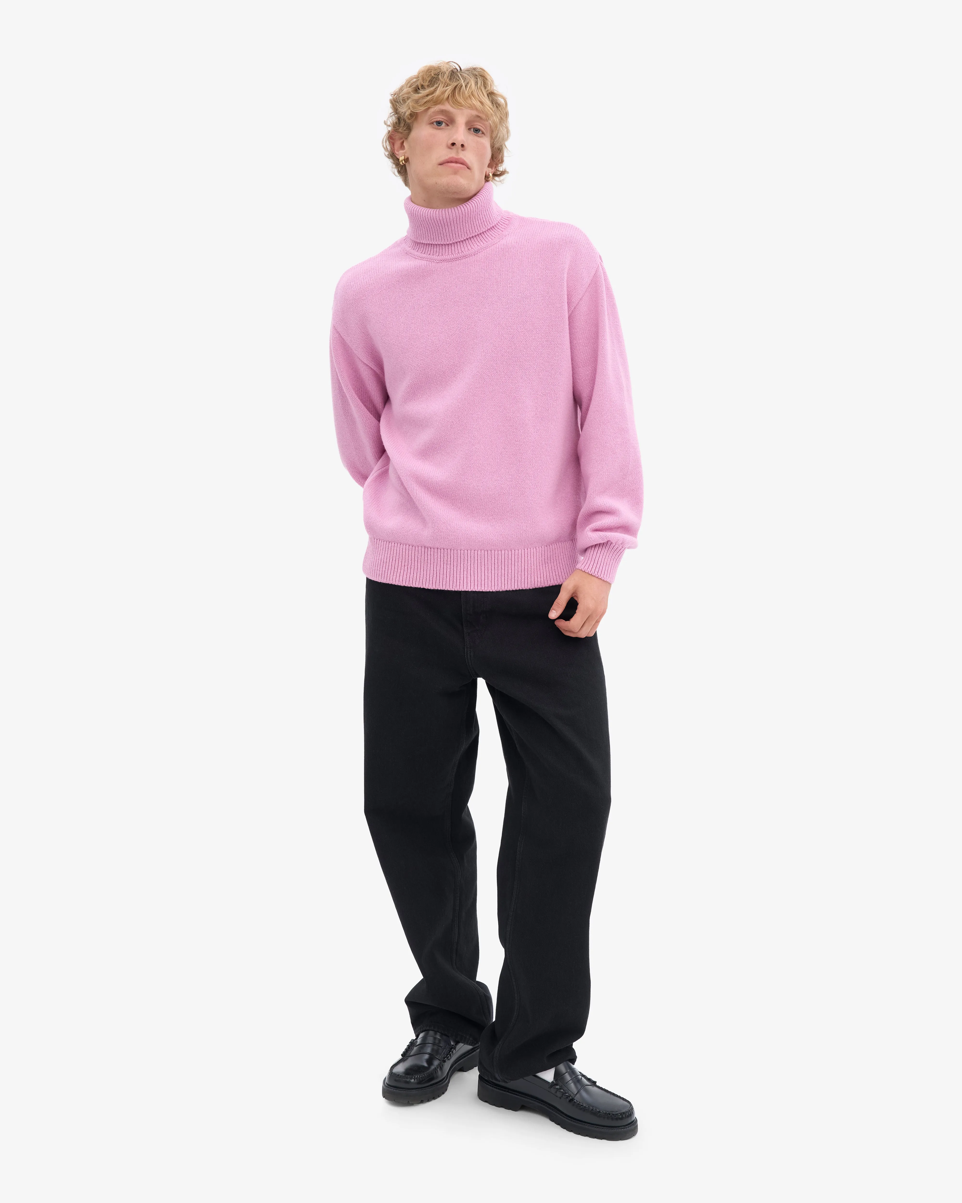 Merino Wool Turtleneck - Cherry Blossom sold by Colorful Standard product image thumbnail 5