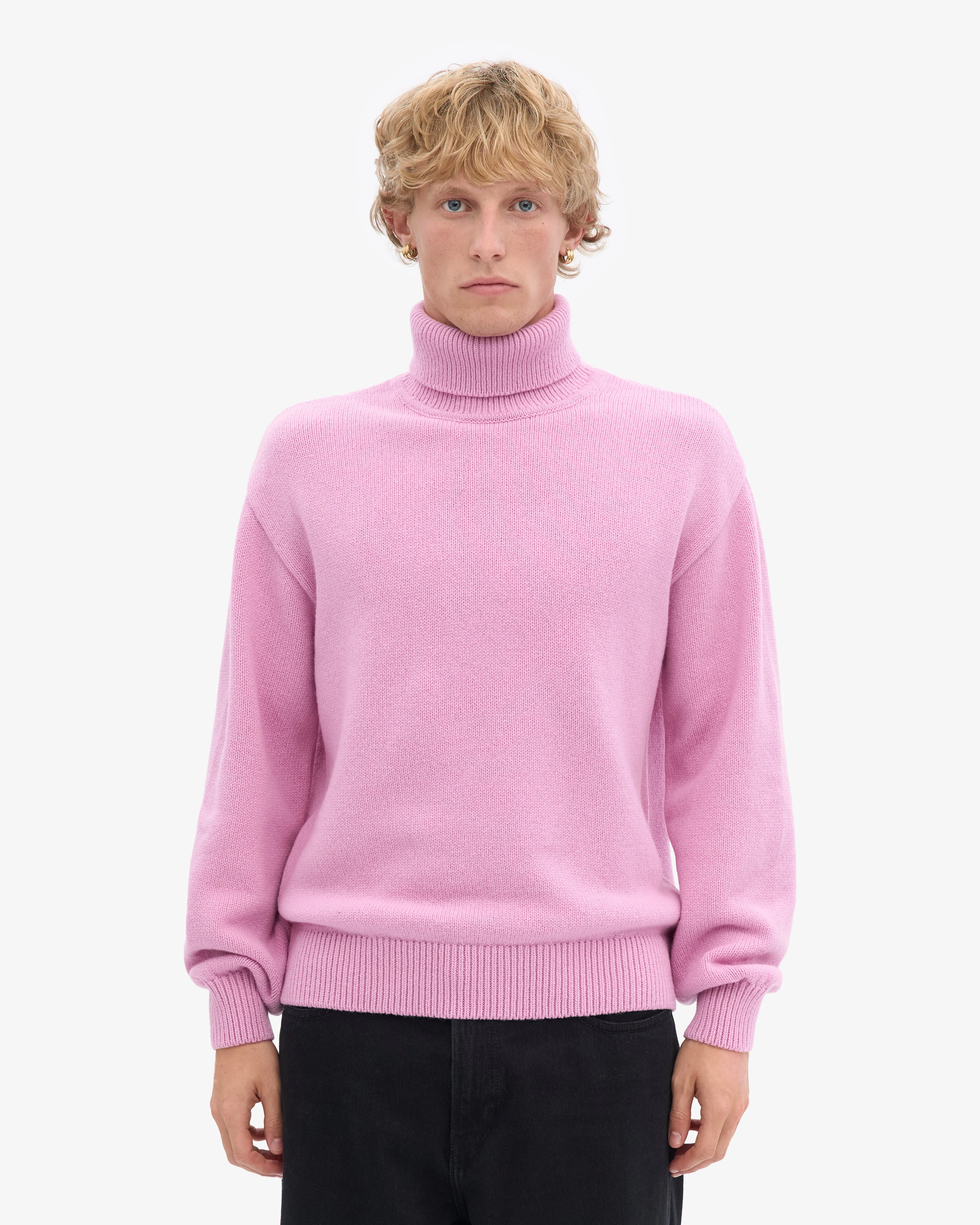 Merino Wool Turtleneck - Cherry Blossom sold by Colorful Standard product image thumbnail 2