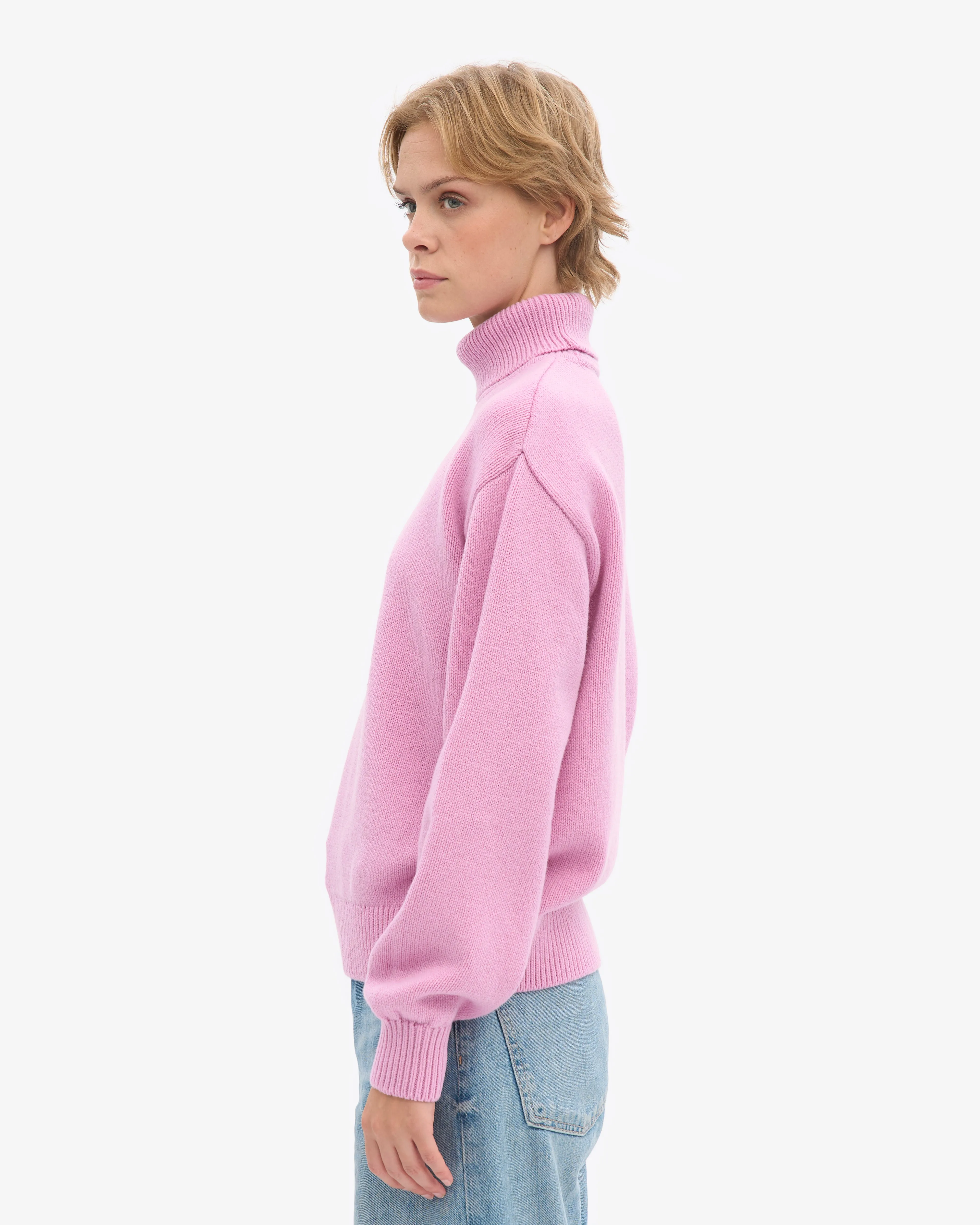 Merino Wool Turtleneck - Cherry Blossom sold by Colorful Standard product image thumbnail 3