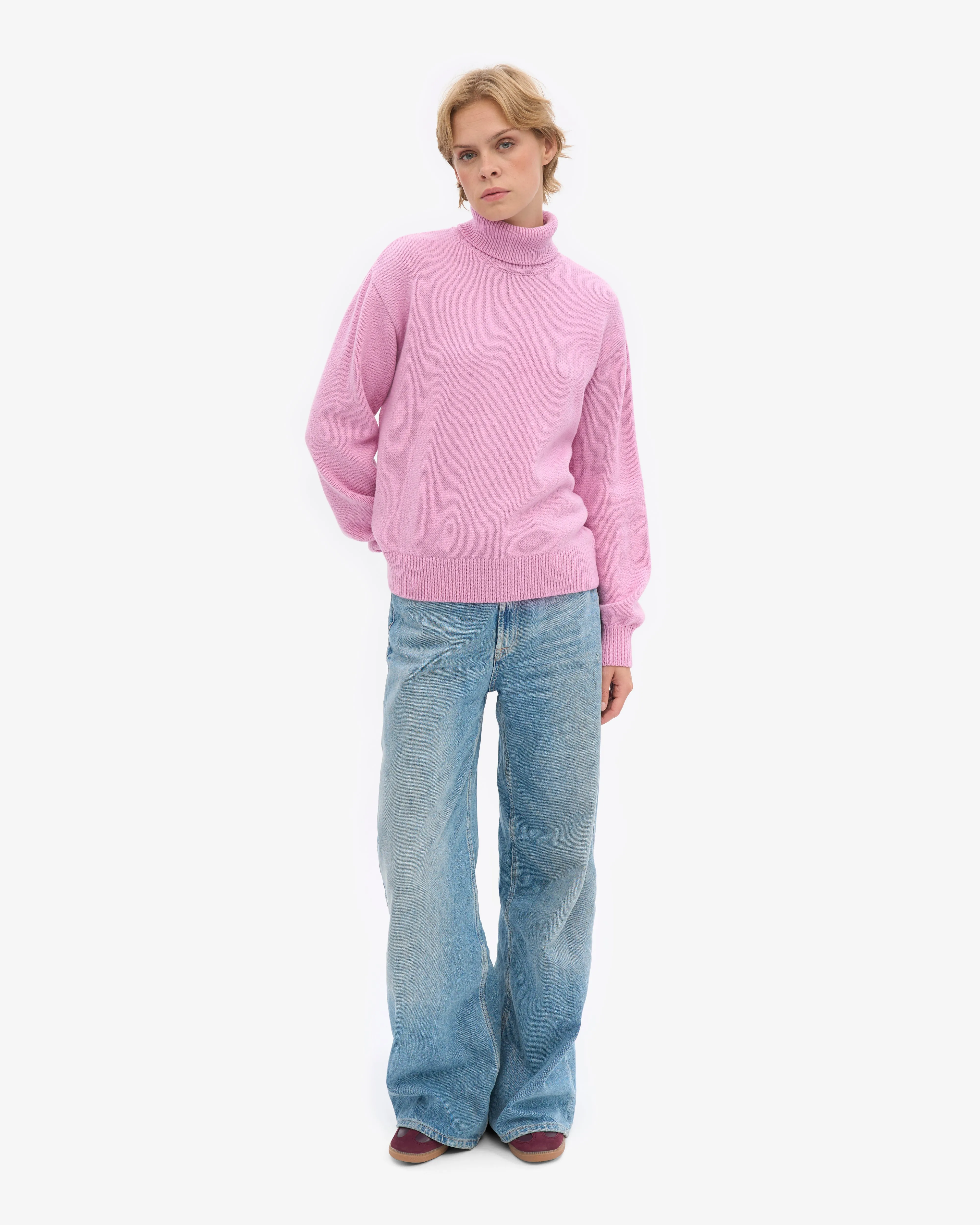 Merino Wool Turtleneck - Cherry Blossom sold by Colorful Standard product image thumbnail 5