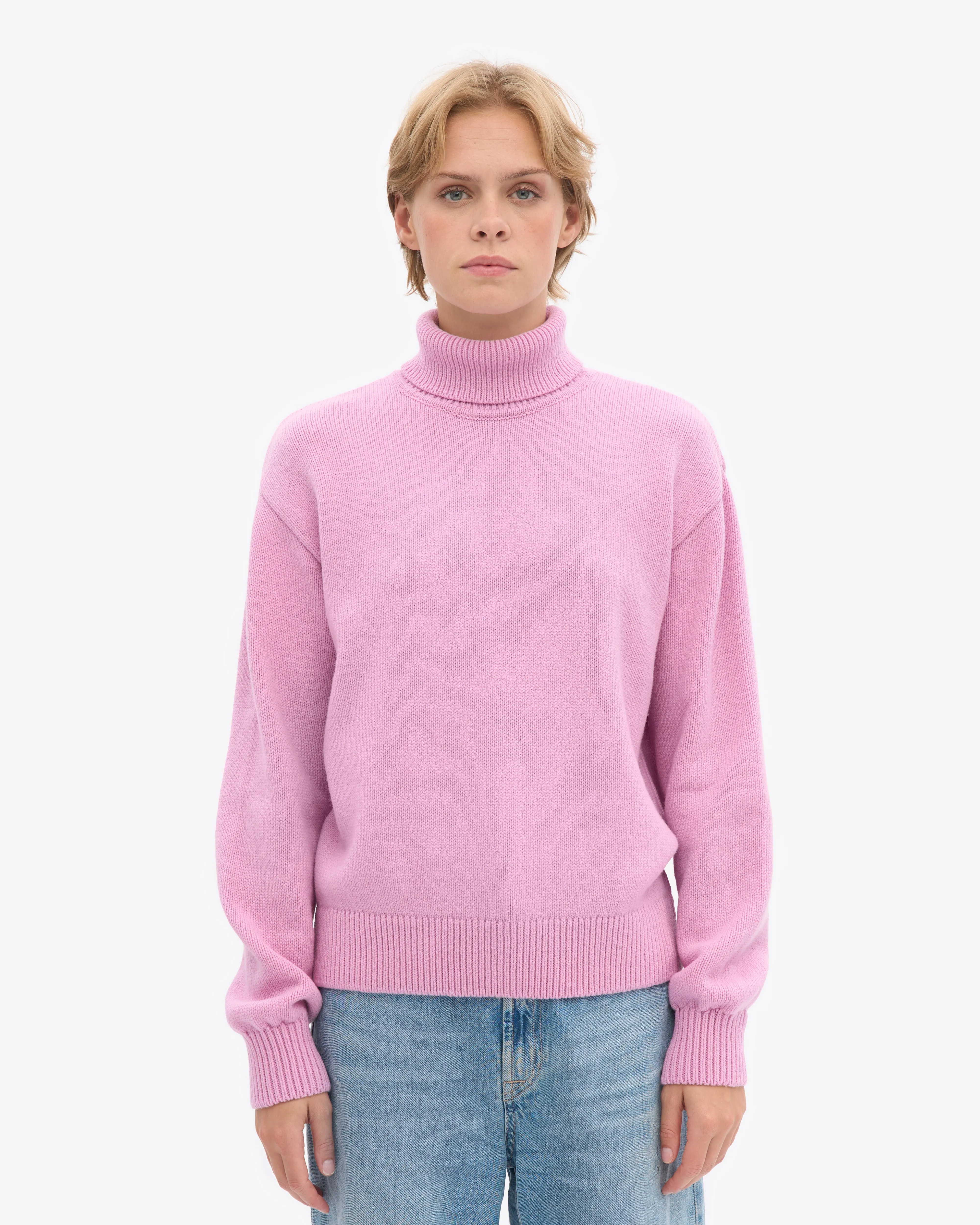 Merino Wool Turtleneck - Cherry Blossom sold by Colorful Standard product image thumbnail 2