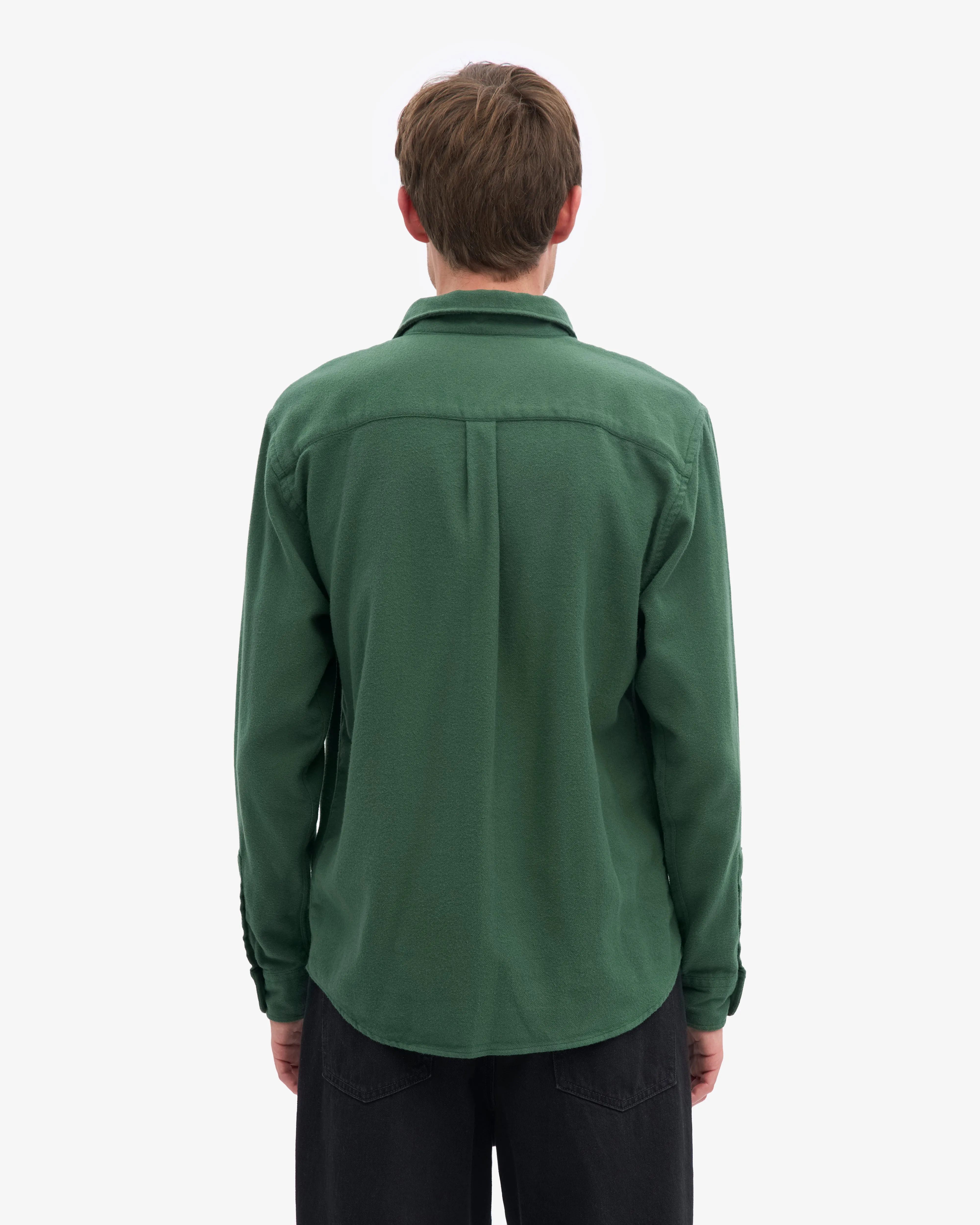 Organic Flannel Shirt - Emerald Green sold by Colorful Standard product image thumbnail 4