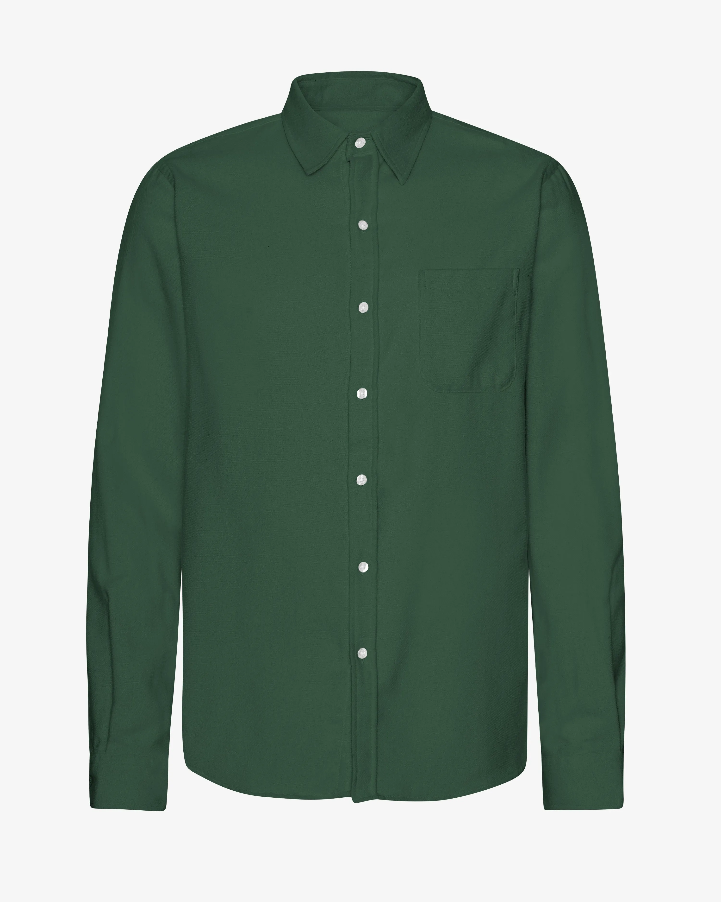 Organic Flannel Shirt - Emerald Green sold by Colorful Standard