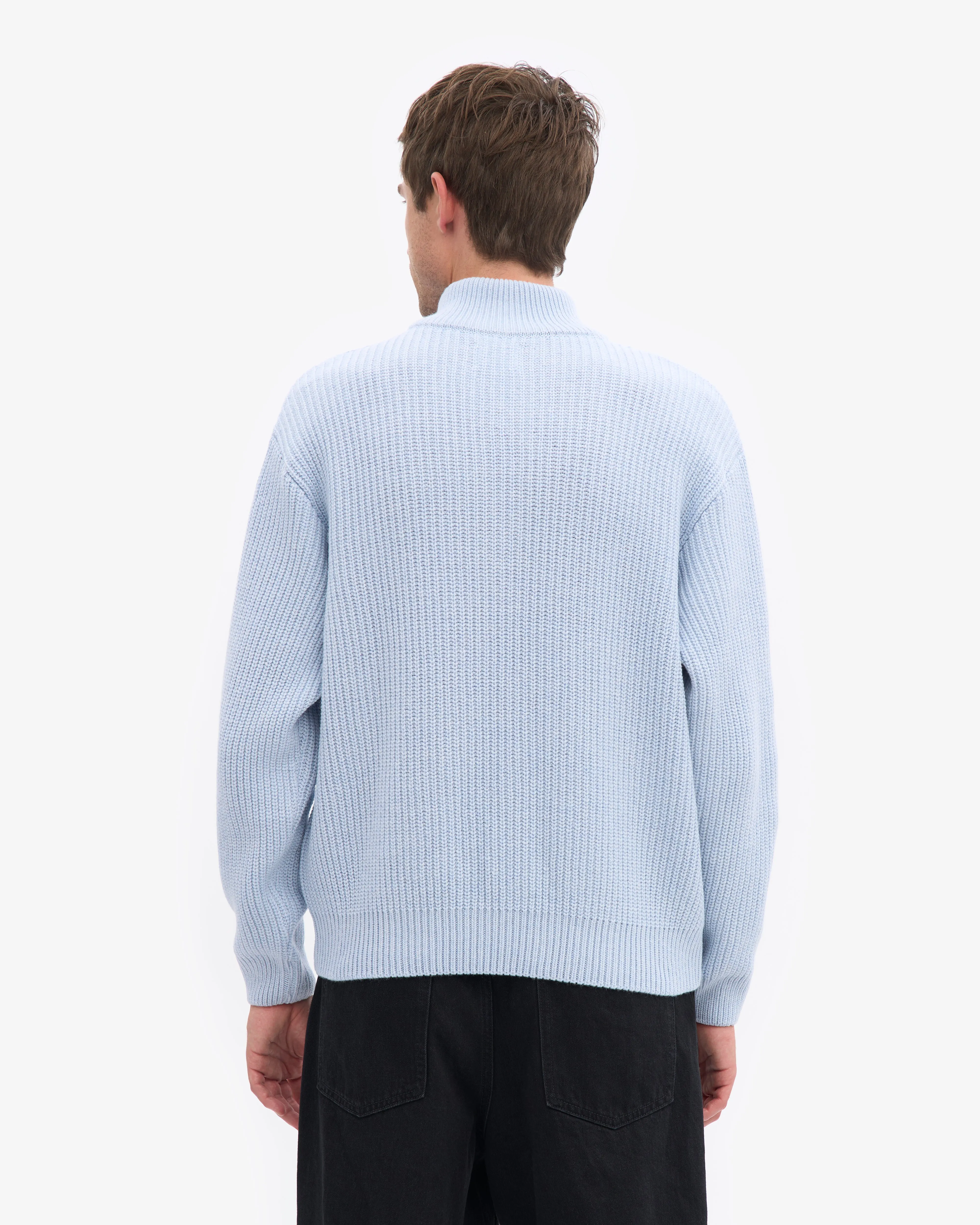 Merino Quarter Zip - Polar Blue sold by Colorful Standard product image thumbnail 4