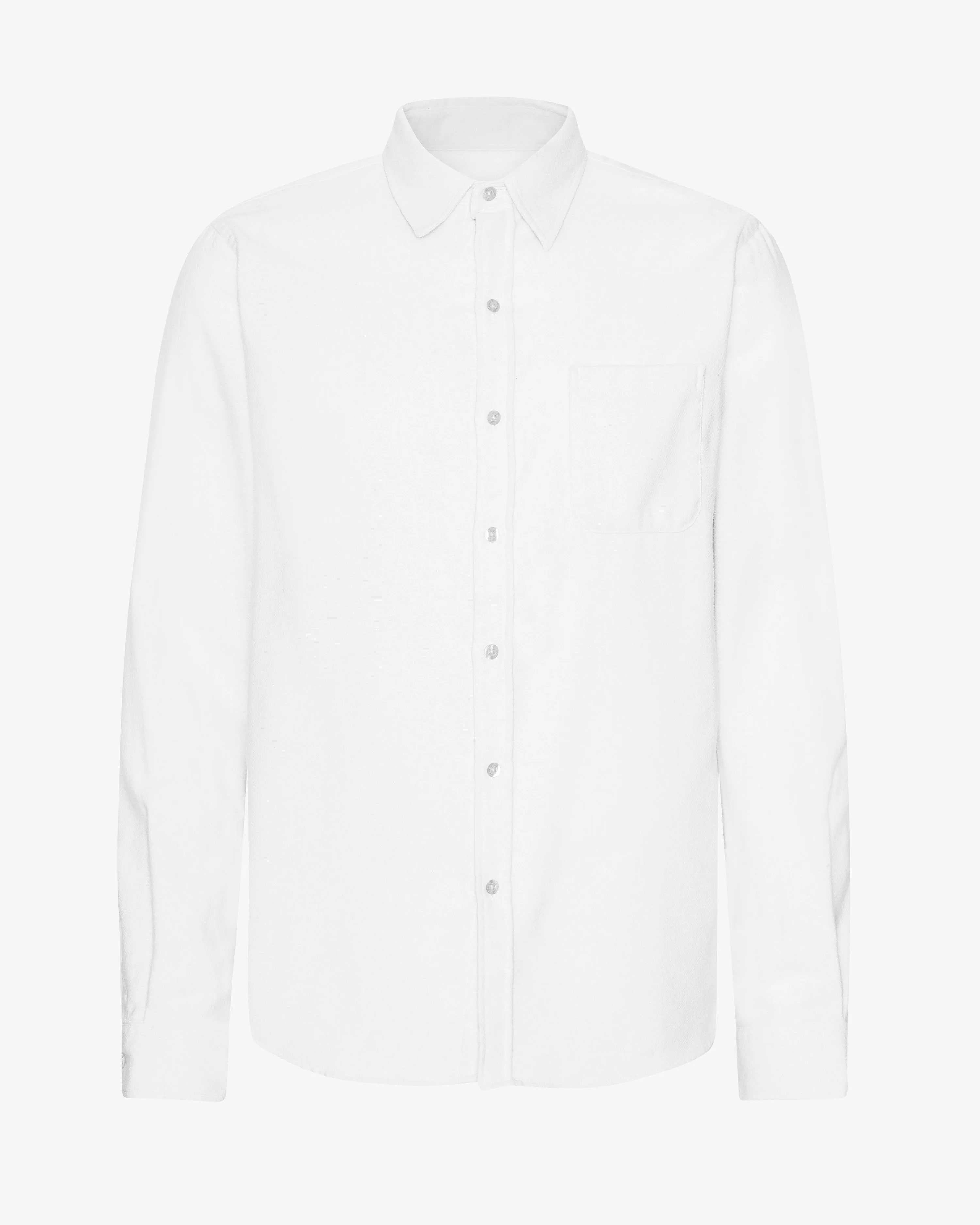 Organic Flannel Shirt - Optical White sold by Colorful Standard