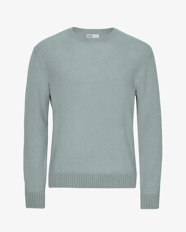 Classic Merino Wool Crew - Steel Blue sold by Colorful Standard