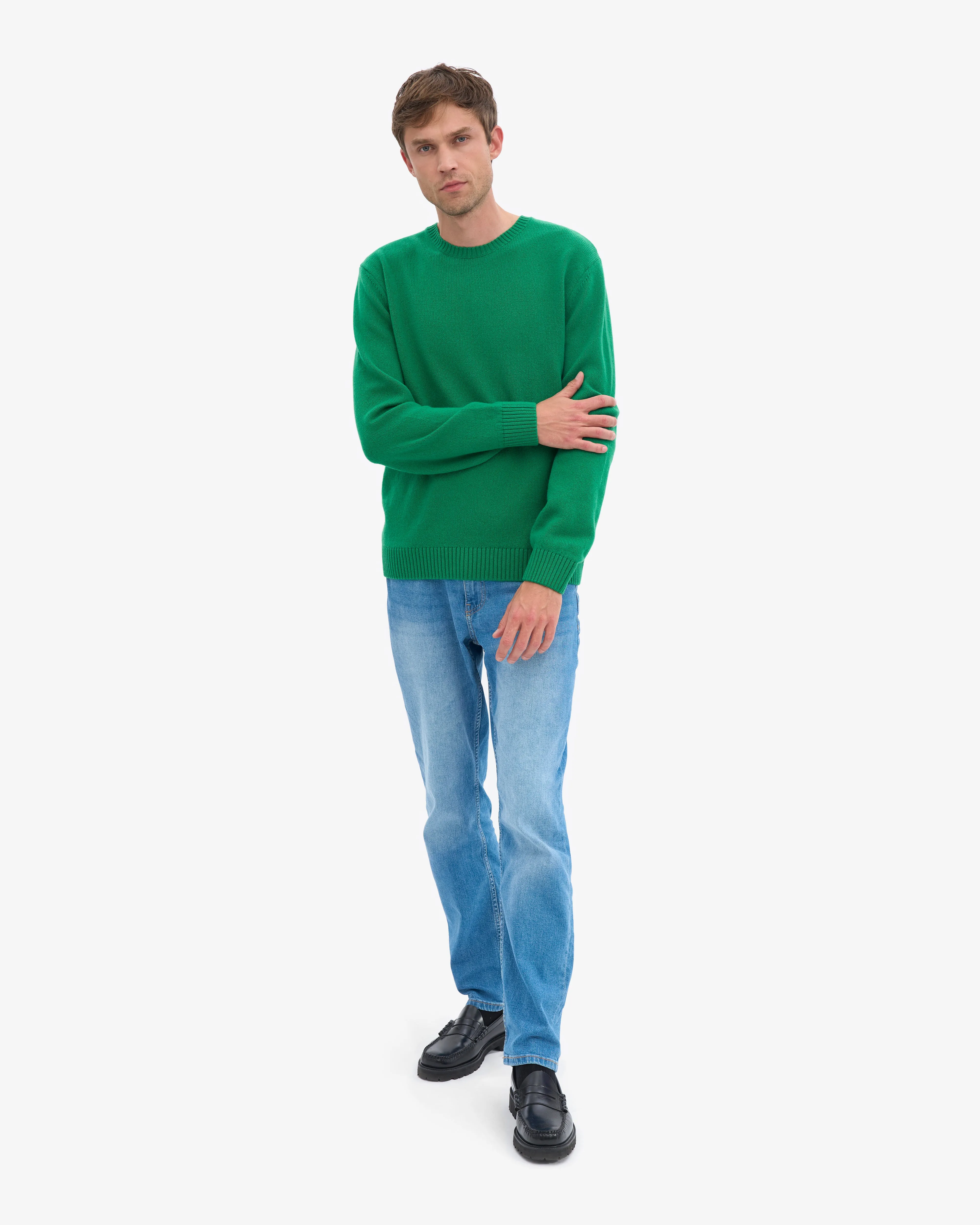 Classic Merino Wool Crew - Kelly Green sold by Colorful Standard product image thumbnail 5