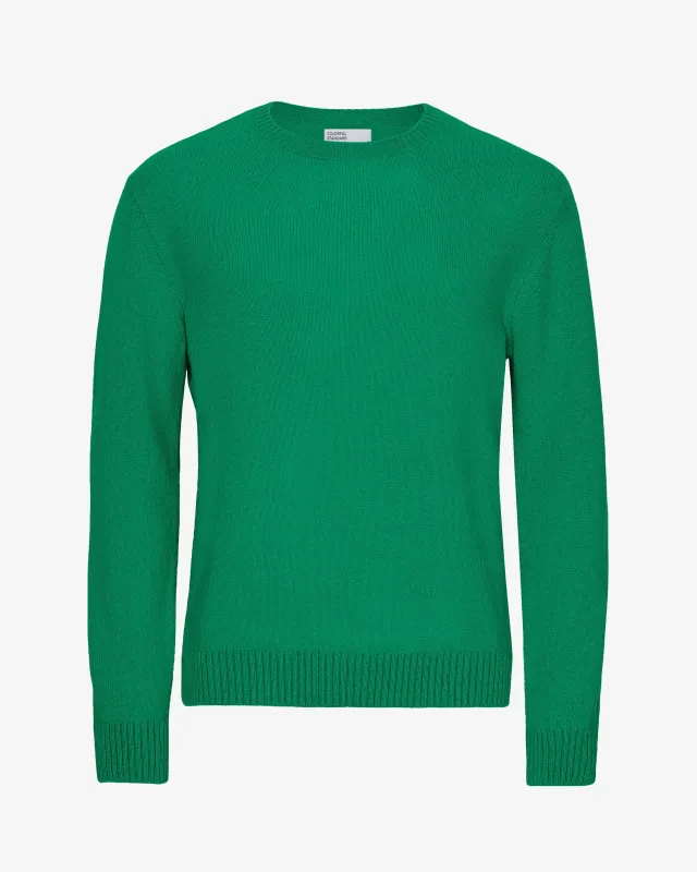 Classic Merino Wool Crew - Kelly Green sold by Colorful Standard