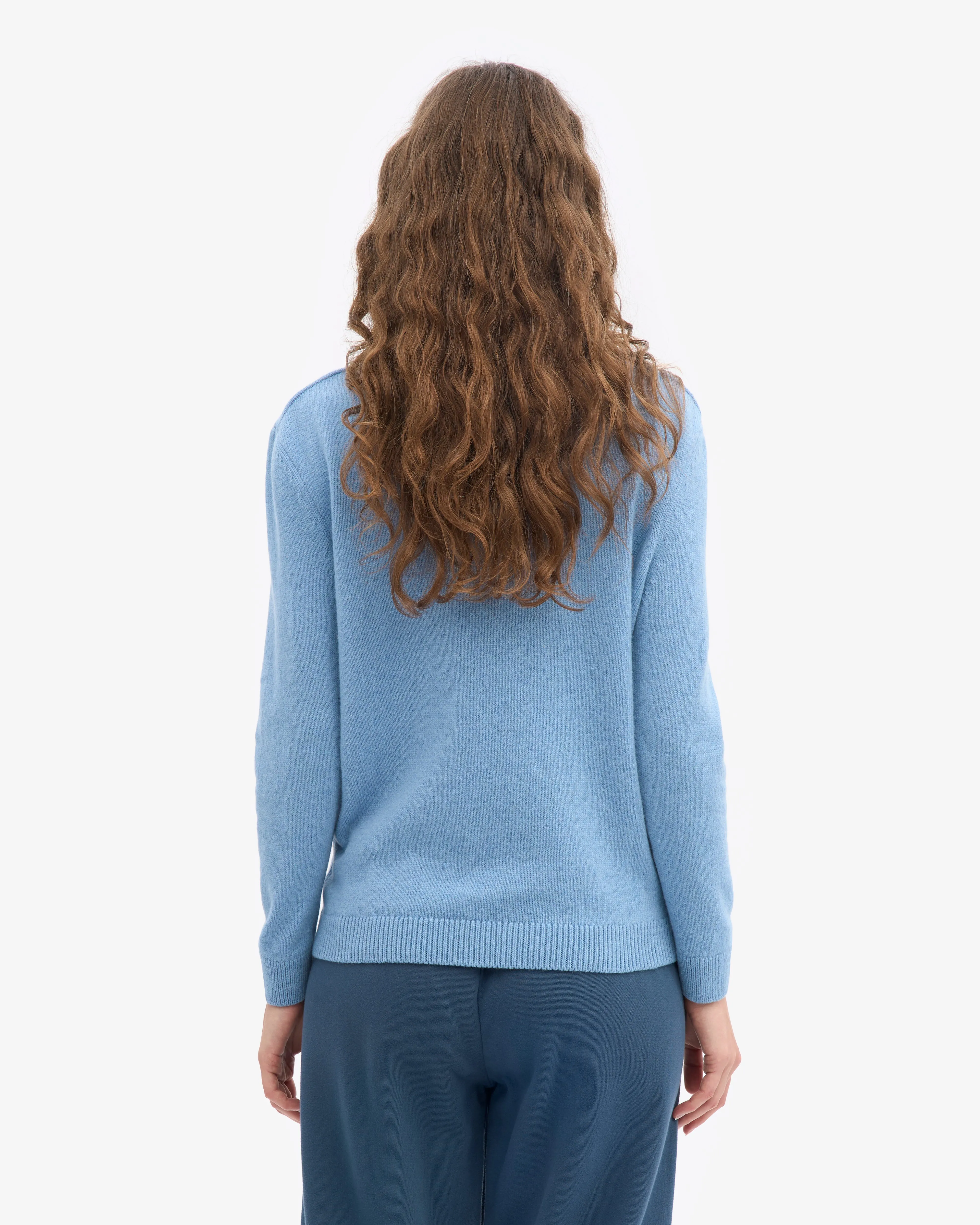 Women Classic Merino Wool Crew - Seaside Blue sold by Colorful Standard product image thumbnail 4