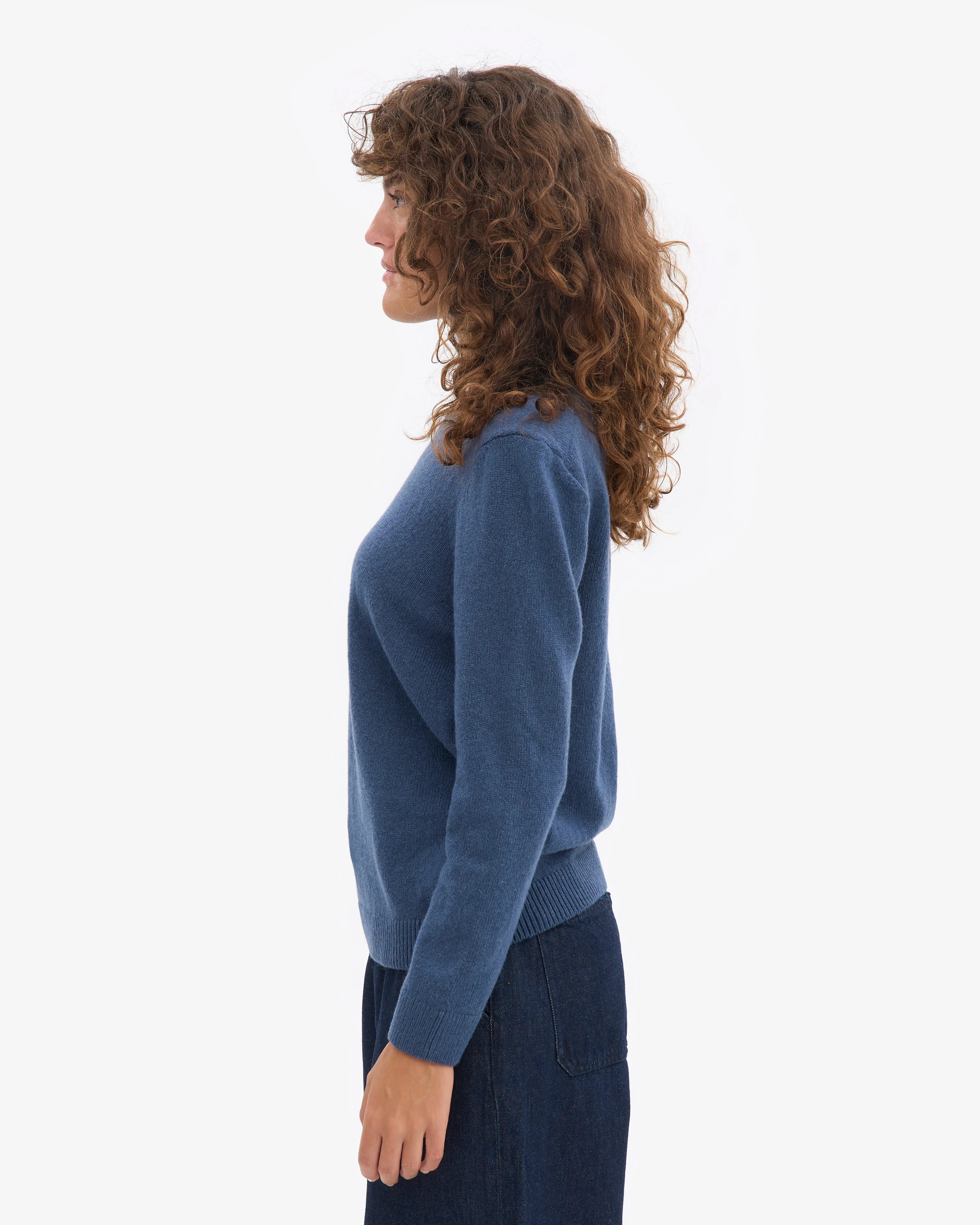 Women Classic Merino Wool Crew - Petrol Blue sold by Colorful Standard product image thumbnail 3