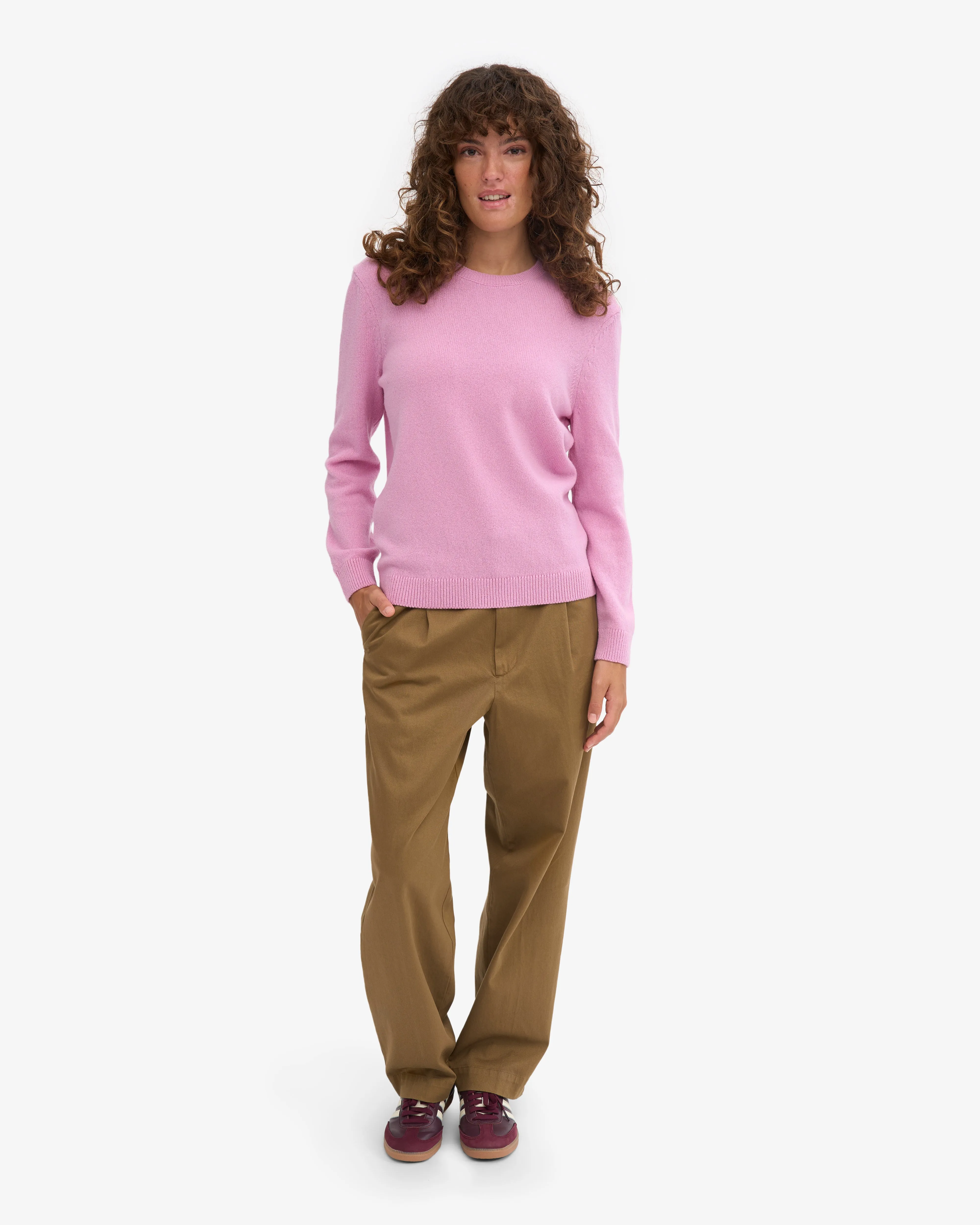 Women Classic Merino Wool Crew - Cherry Blossom sold by Colorful Standard product image thumbnail 5