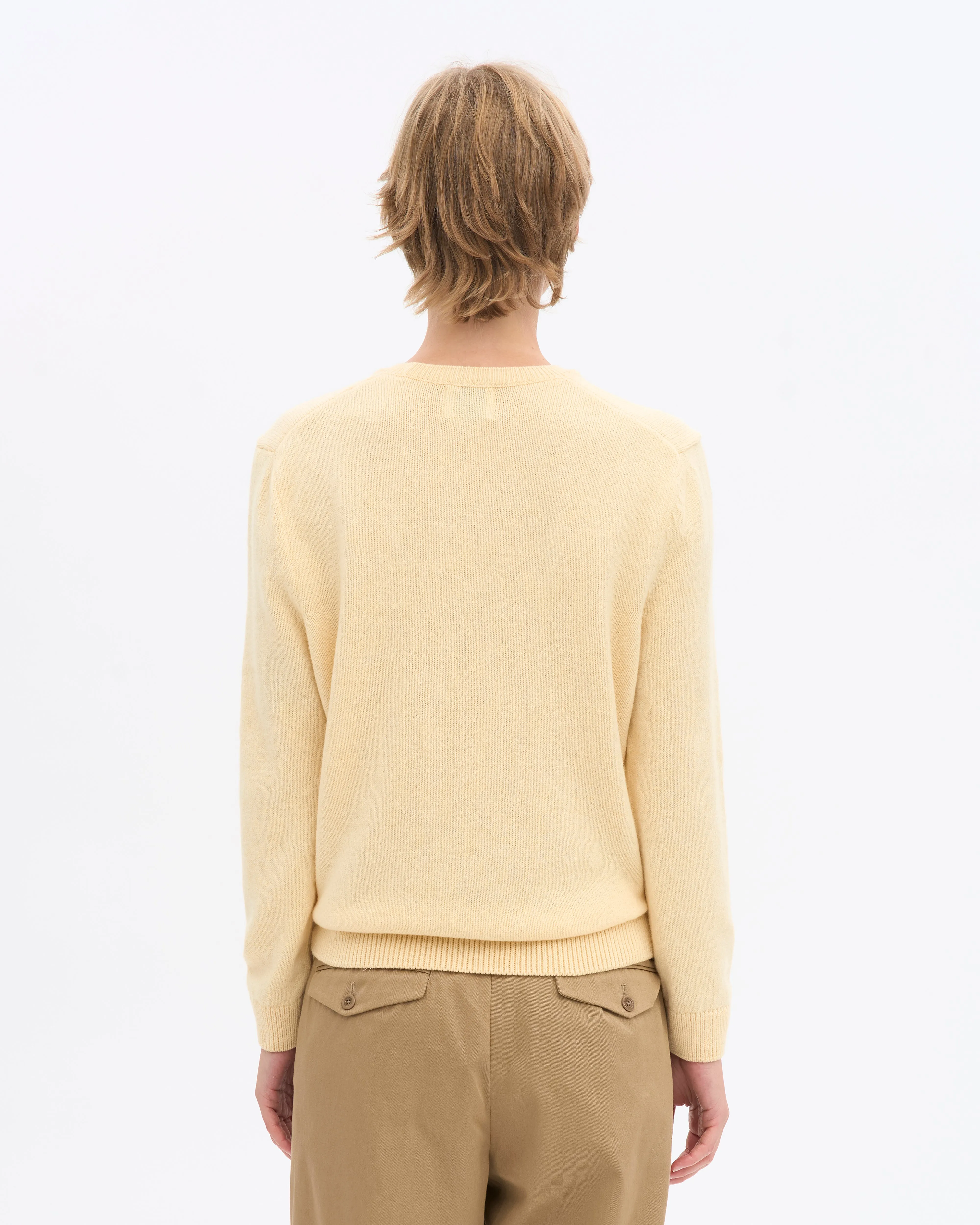 Women Classic Merino Wool Crew - Soft Yellow sold by Colorful Standard product image thumbnail 4