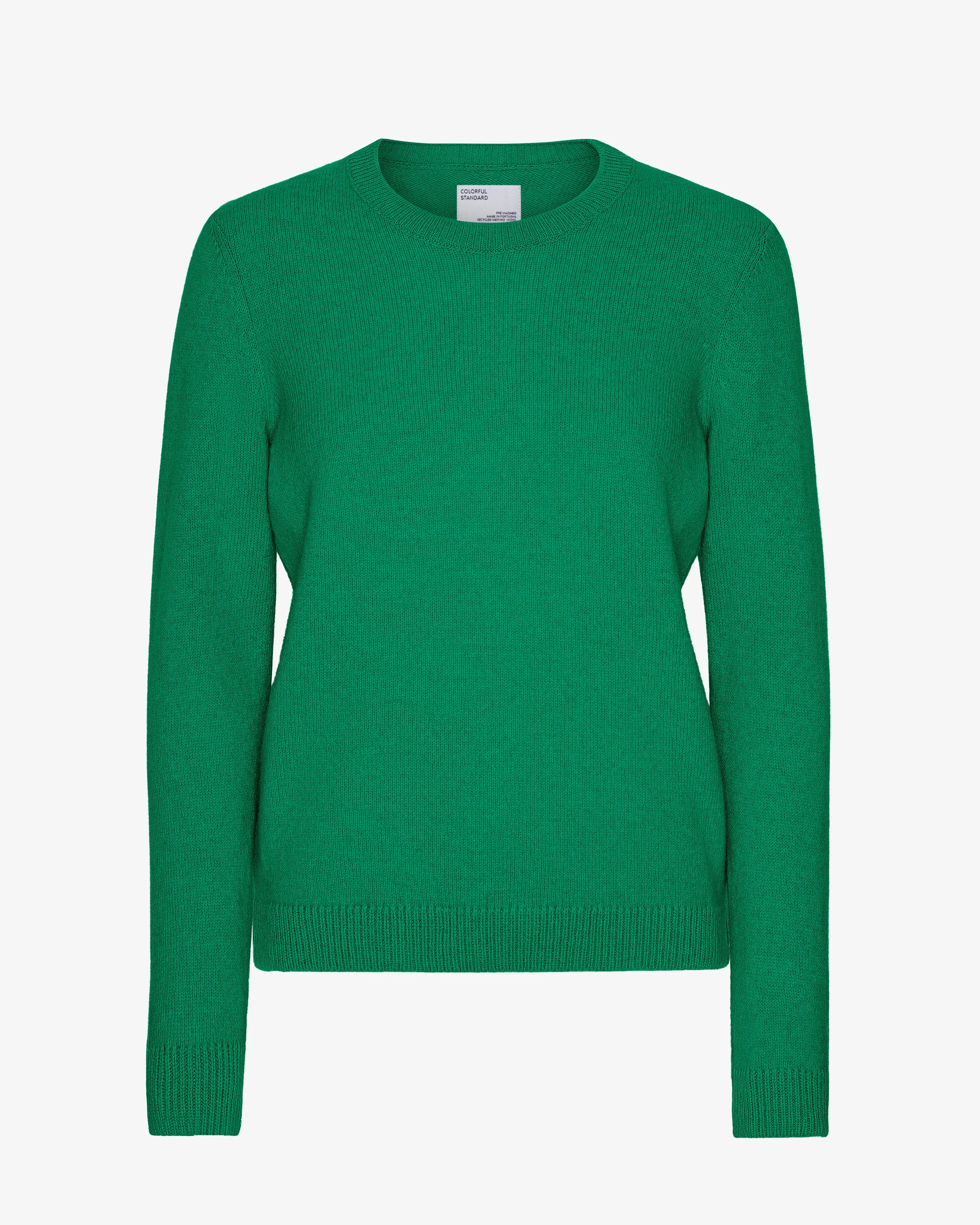 Women Classic Merino Wool Crew - Kelly Green sold by Colorful Standard
