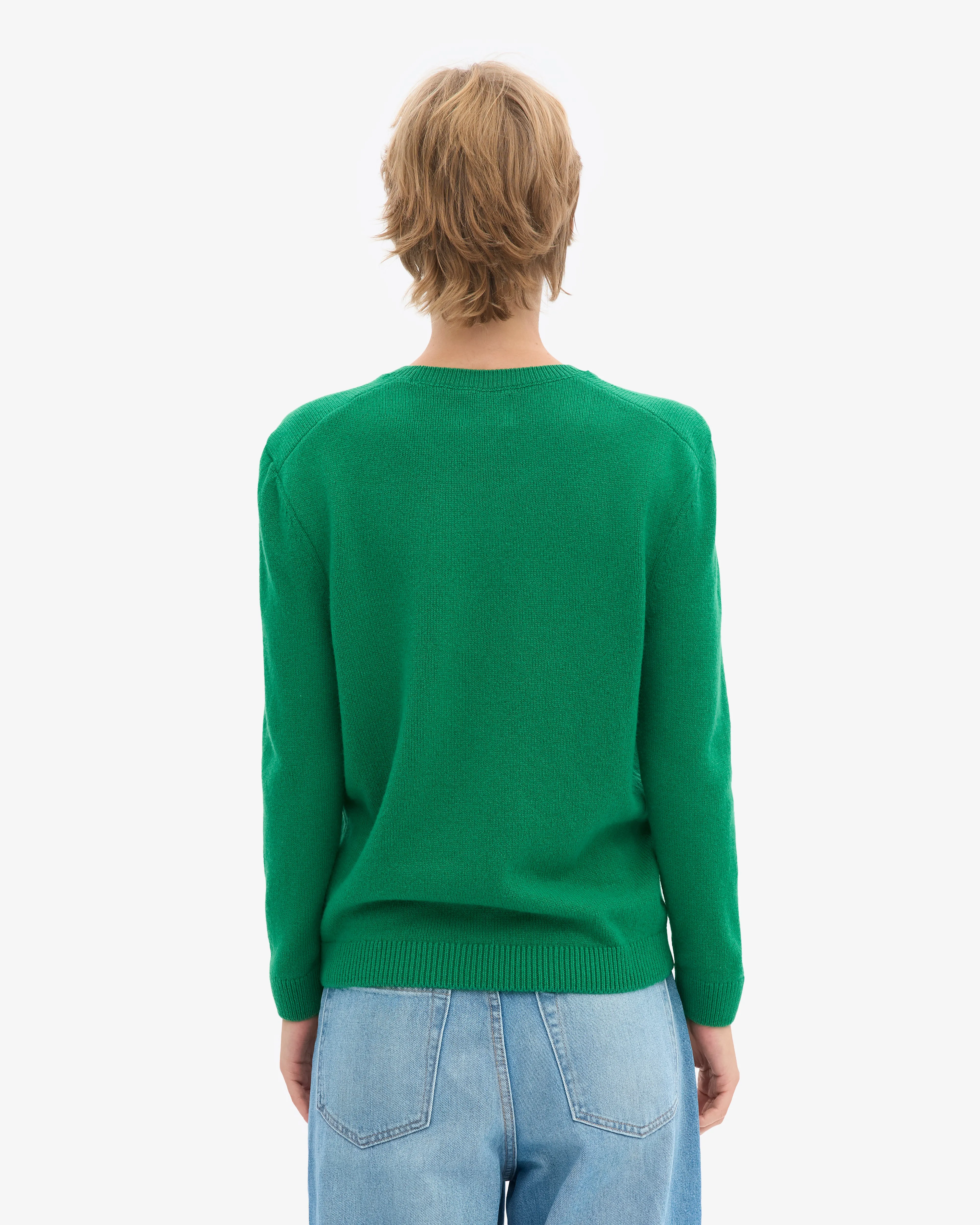 Women Classic Merino Wool Crew - Kelly Green sold by Colorful Standard product image thumbnail 4