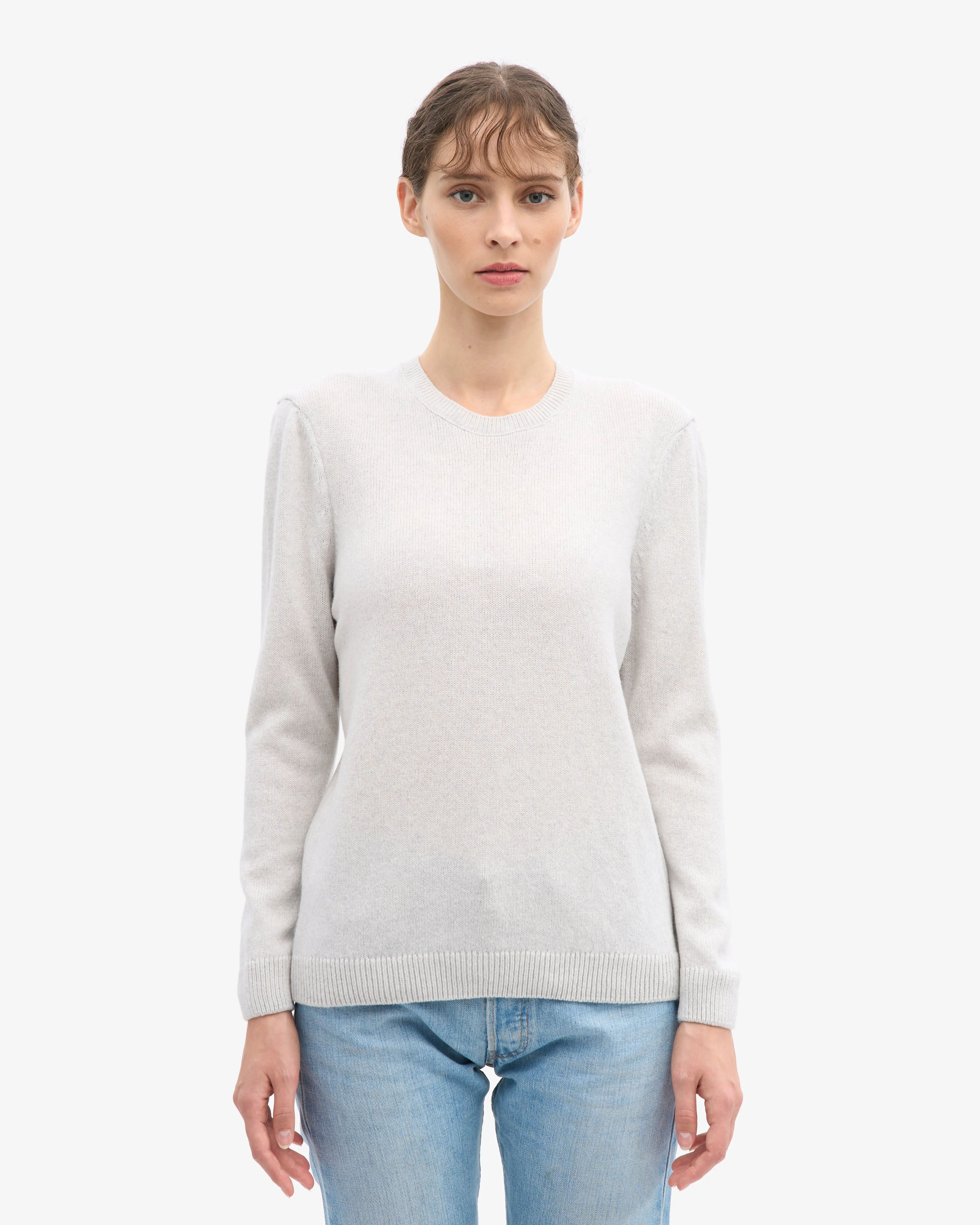 Women Classic Merino Wool Crew - Snow Melange sold by Colorful Standard product image thumbnail 2
