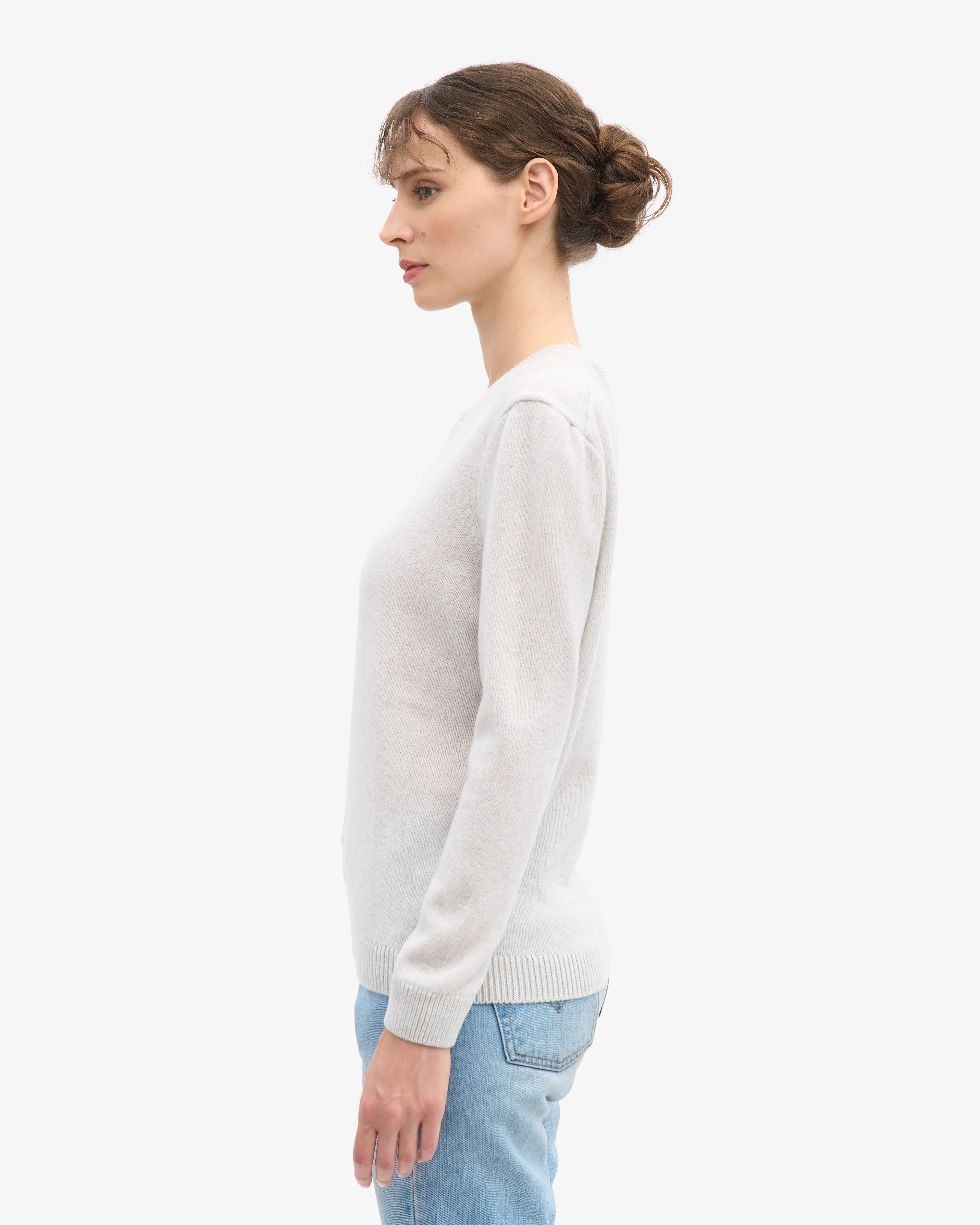 Women Classic Merino Wool Crew - Snow Melange sold by Colorful Standard product image thumbnail 3