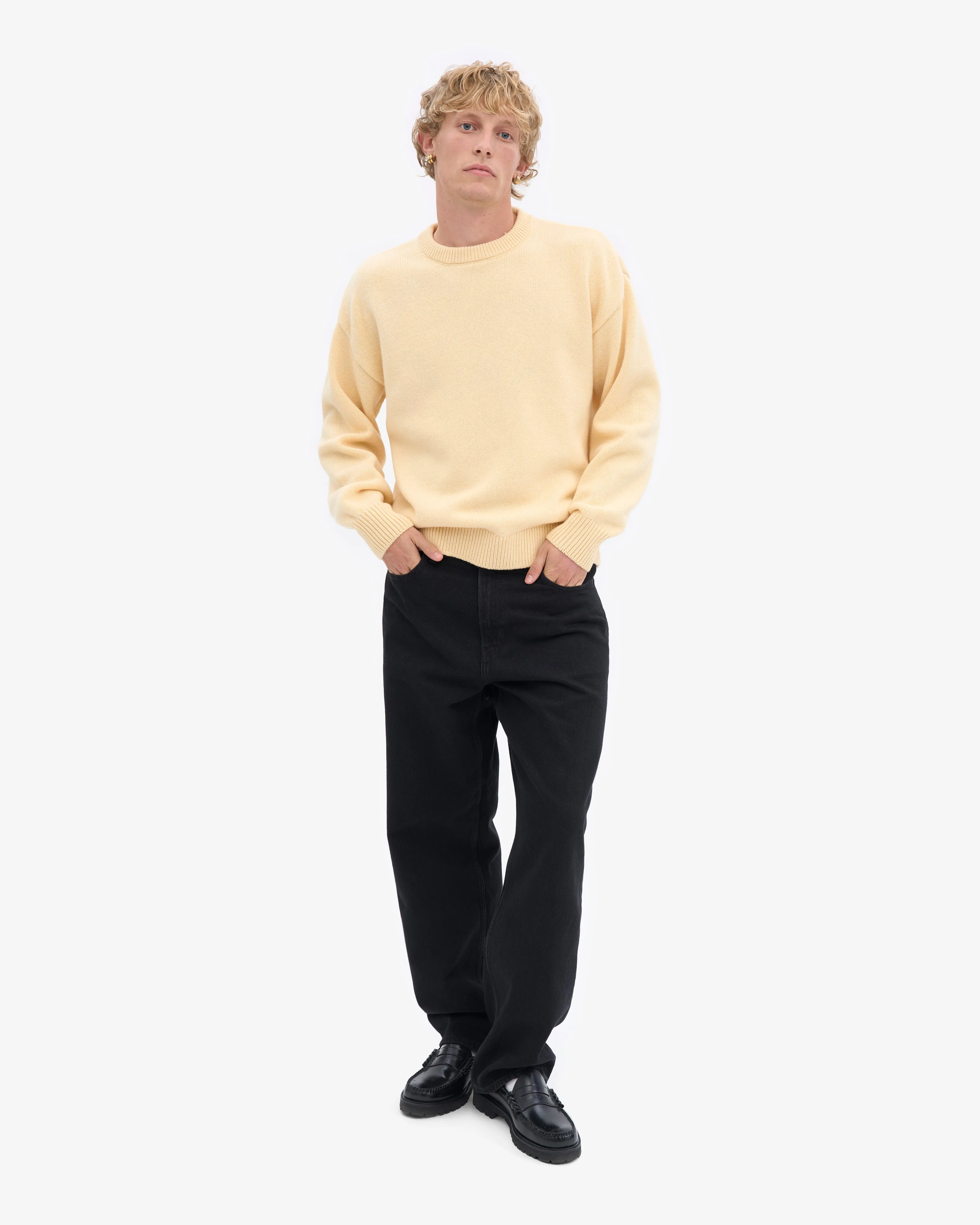 Oversized Merino Wool Crew - Soft Yellow sold by Colorful Standard product image thumbnail 5