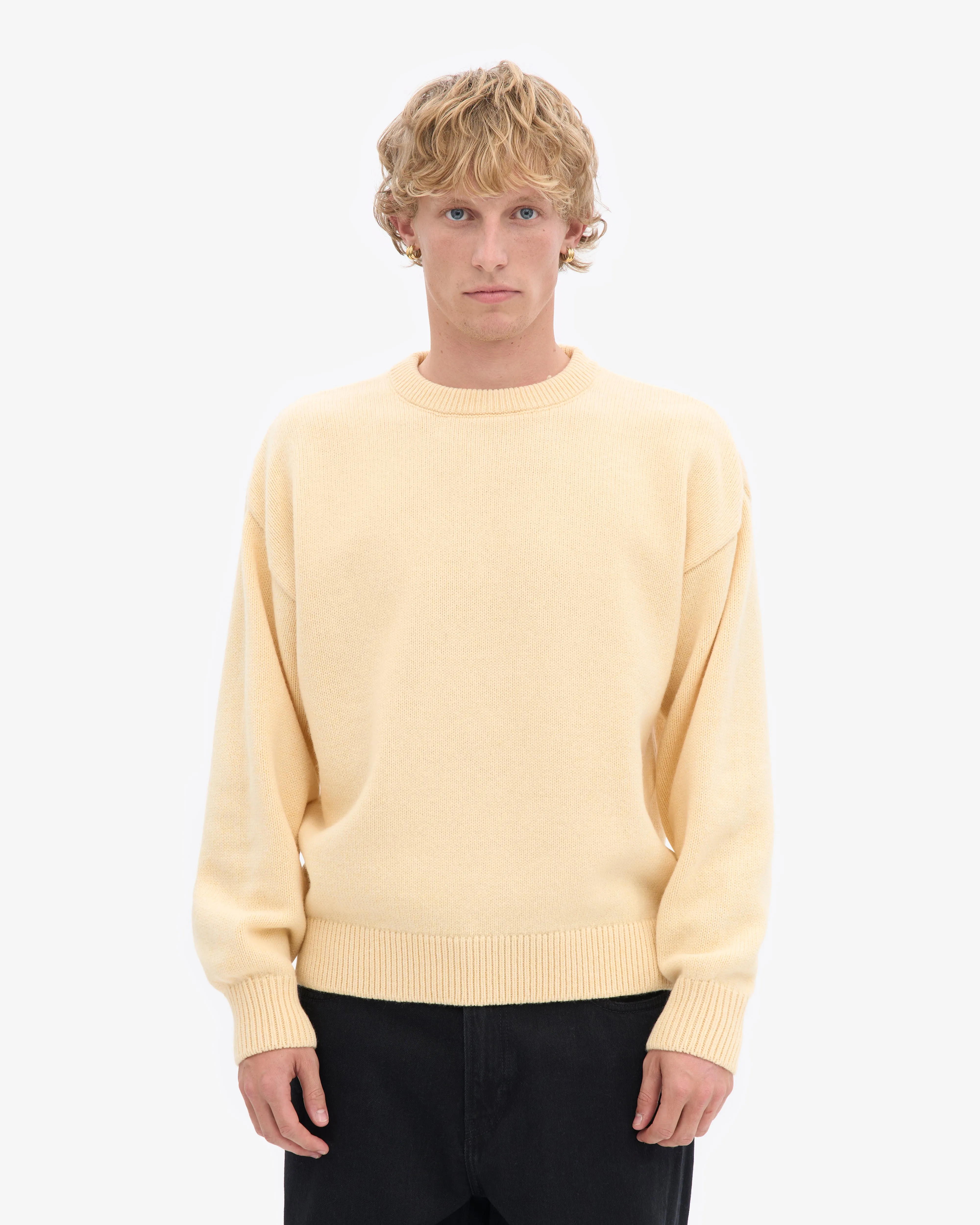 Oversized Merino Wool Crew - Soft Yellow sold by Colorful Standard product image thumbnail 2