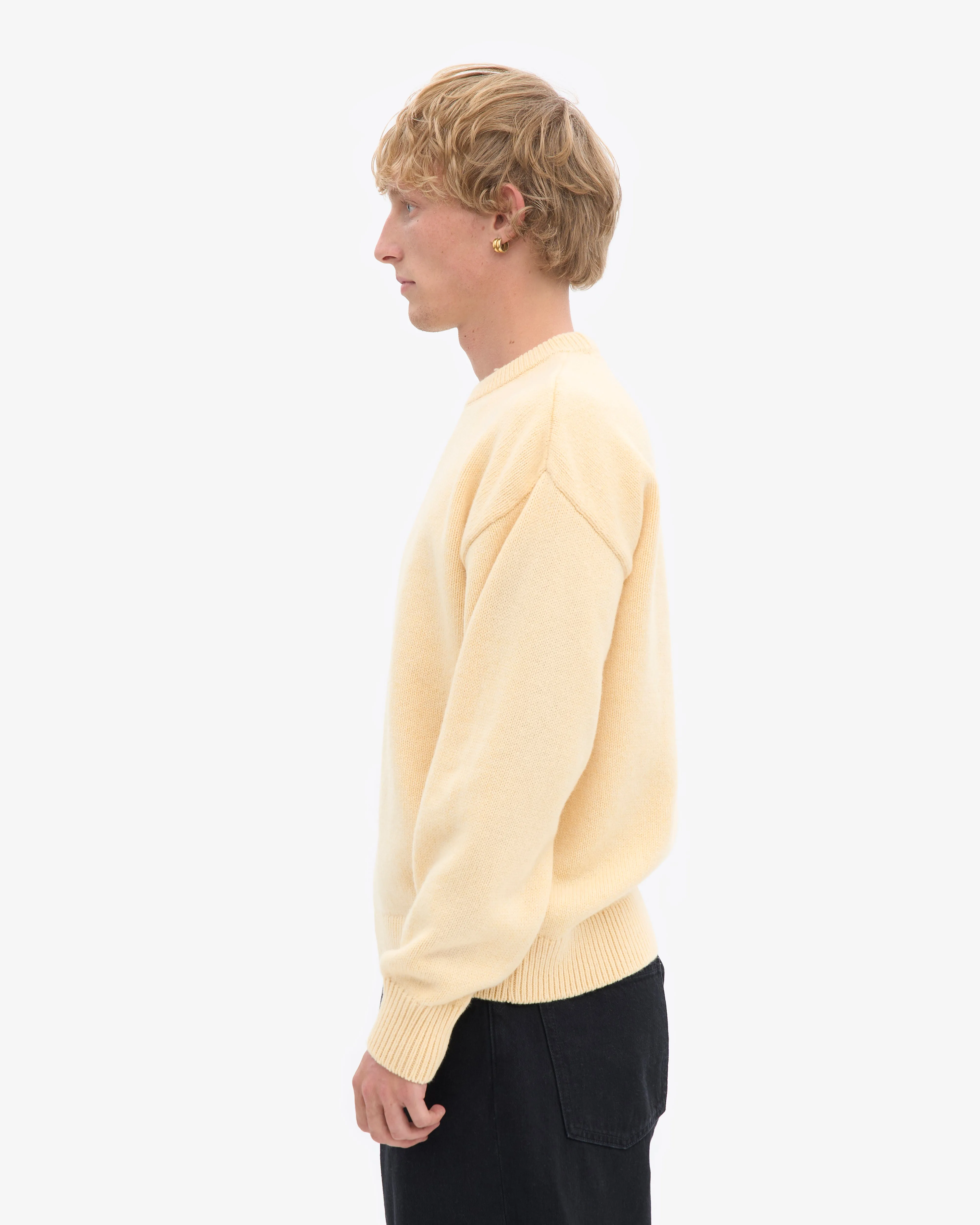 Oversized Merino Wool Crew - Soft Yellow sold by Colorful Standard product image thumbnail 3