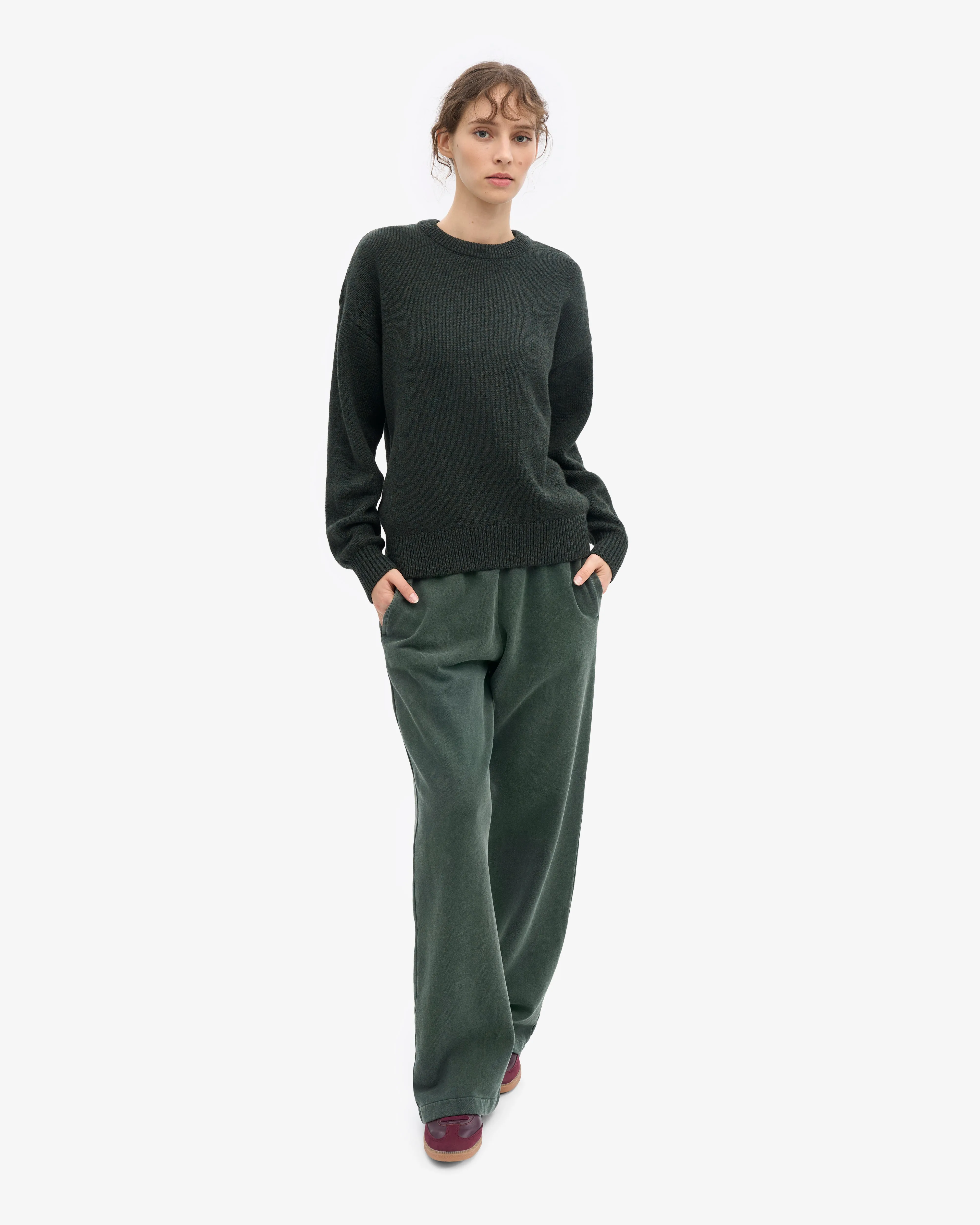 Oversized Merino Wool Crew - Hunter Green sold by Colorful Standard product image thumbnail 5