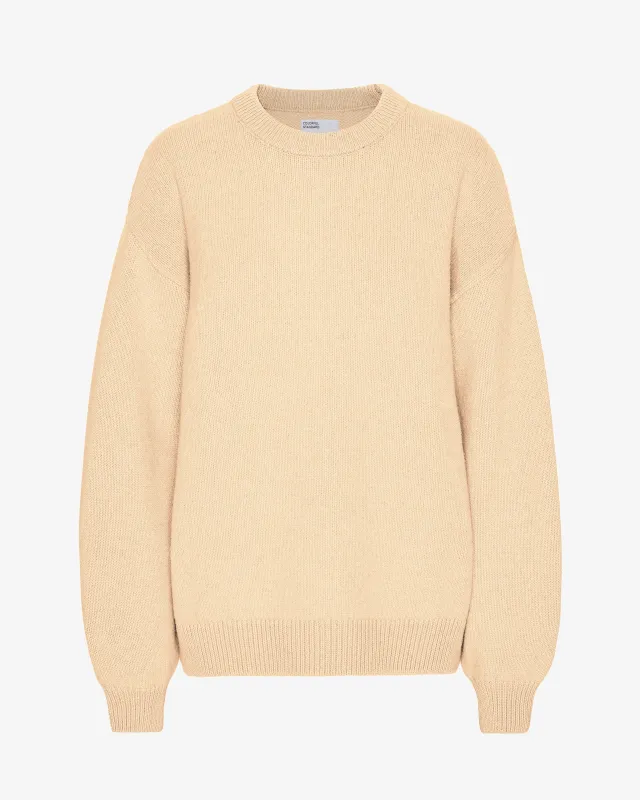 Oversized Merino Wool Crew - Soft Yellow sold by Colorful Standard