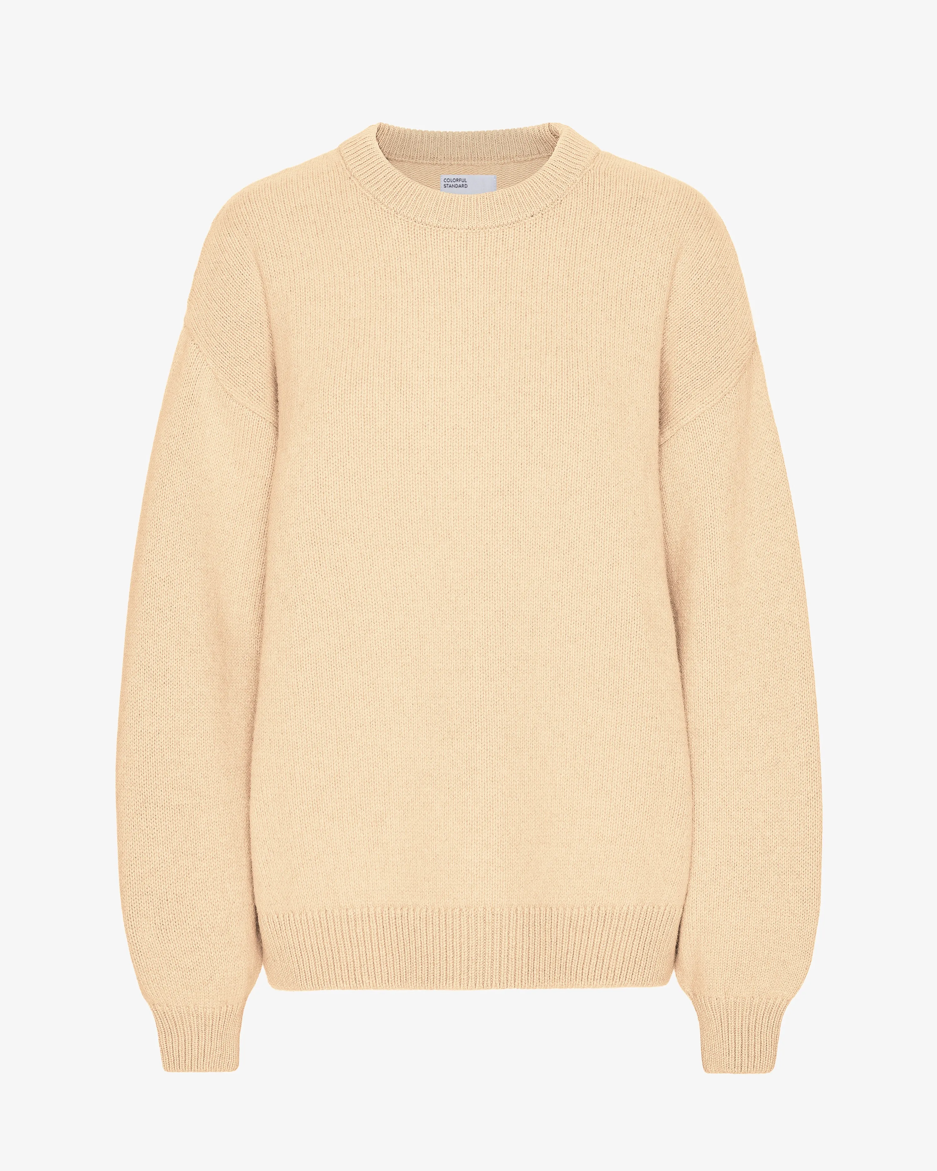 Oversized Merino Wool Crew - Soft Yellow sold by Colorful Standard