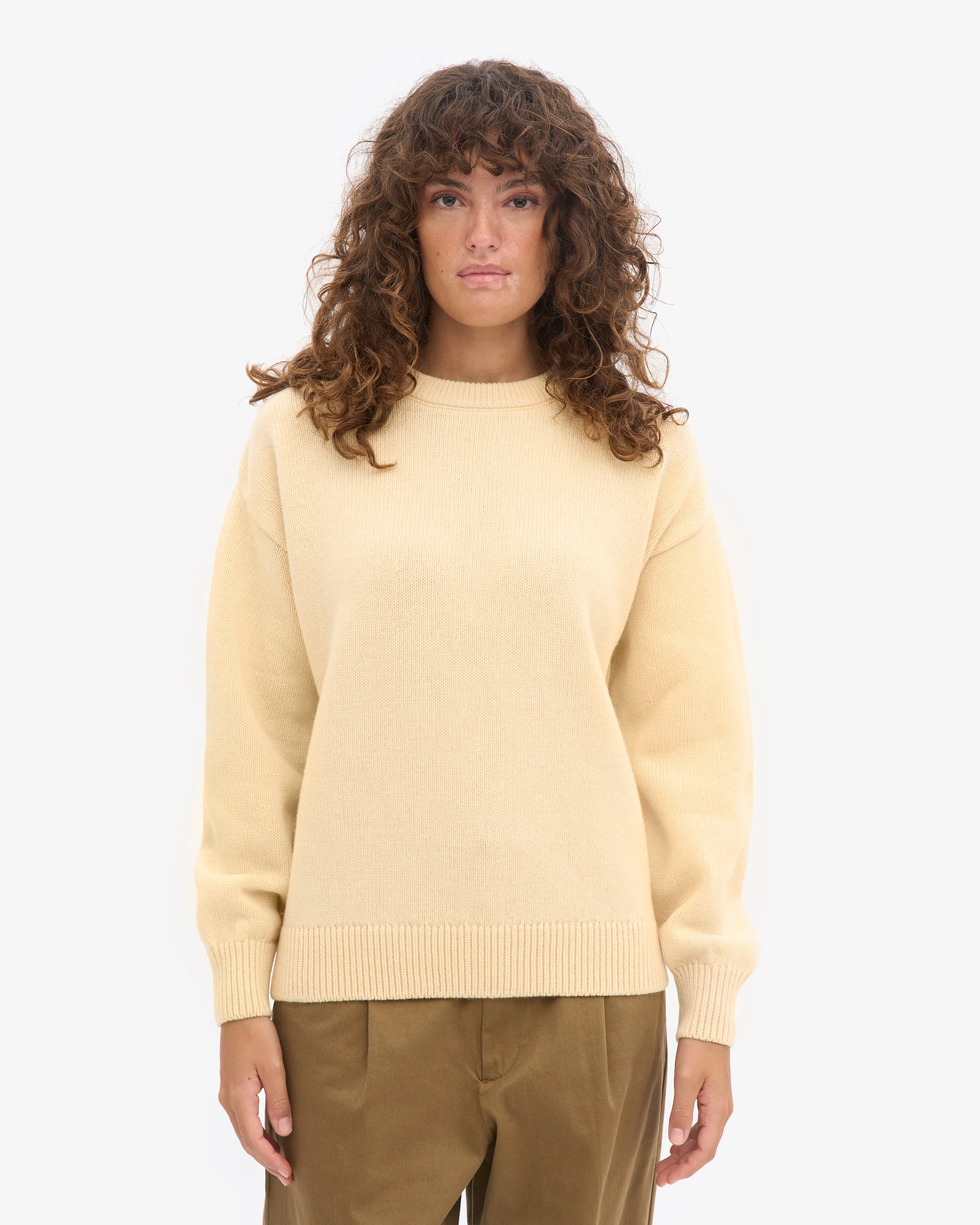Oversized Merino Wool Crew - Soft Yellow sold by Colorful Standard product image thumbnail 2