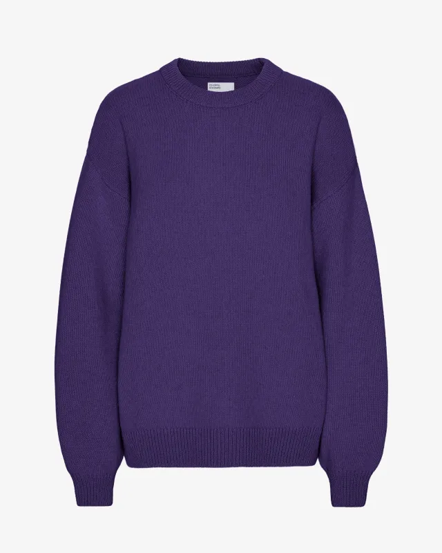 Oversized Merino Wool Crew - Ultra Violet sold by Colorful Standard
