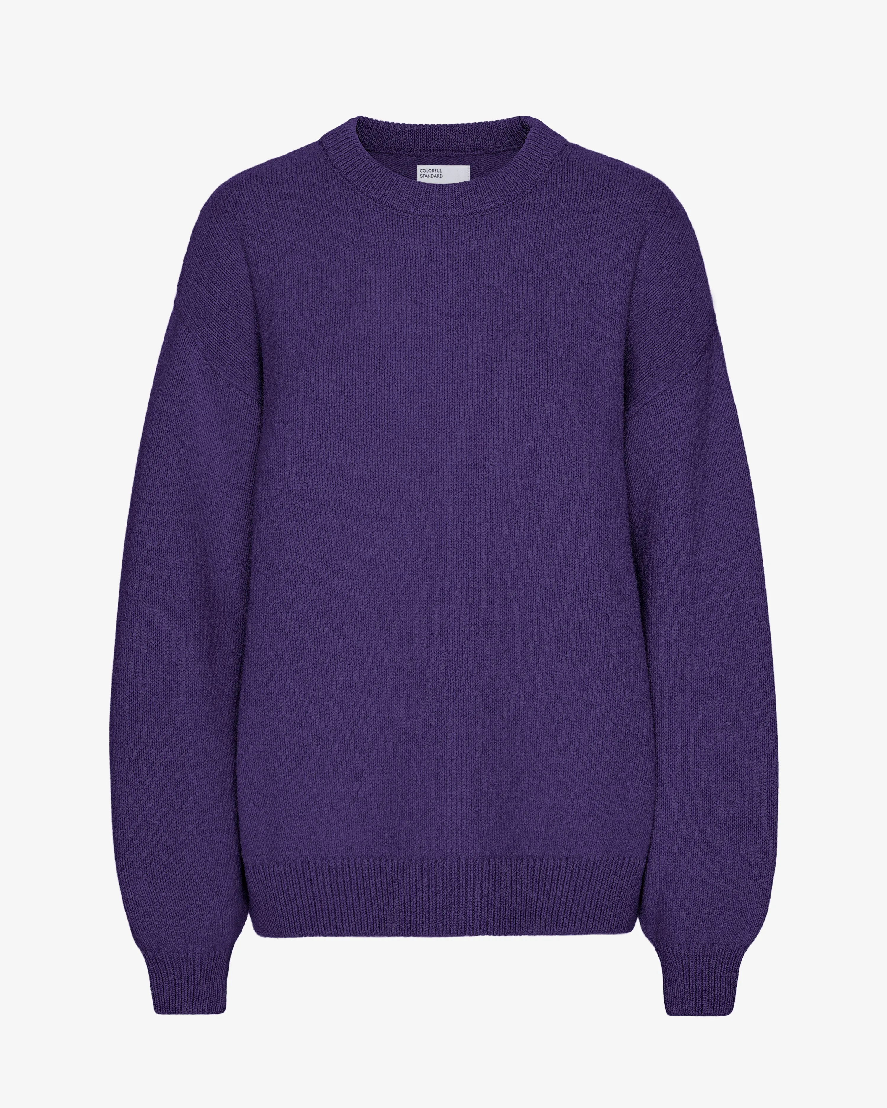 Oversized Merino Wool Crew - Ultra Violet sold by Colorful Standard