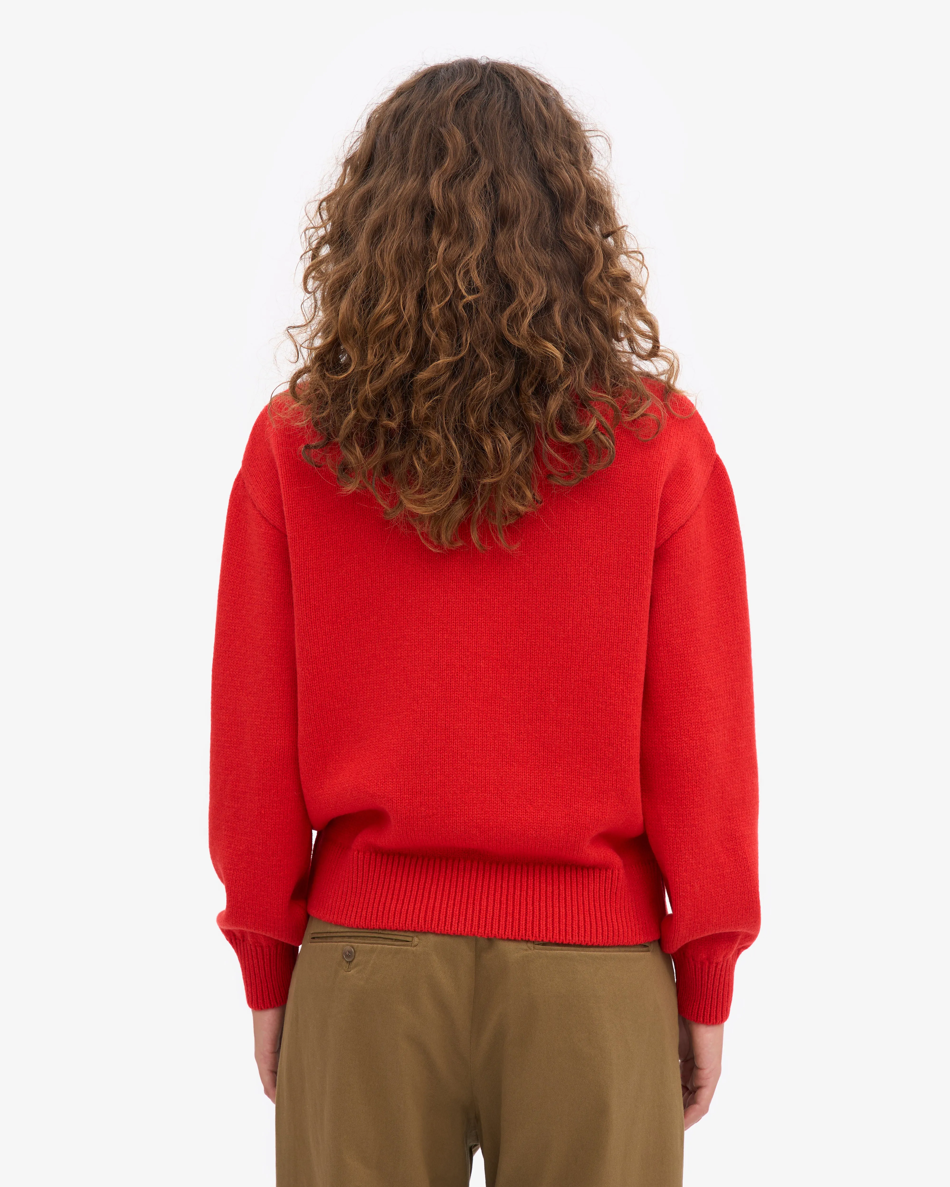 Merino Wool Turtleneck - Red Tangerine sold by Colorful Standard product image thumbnail 4