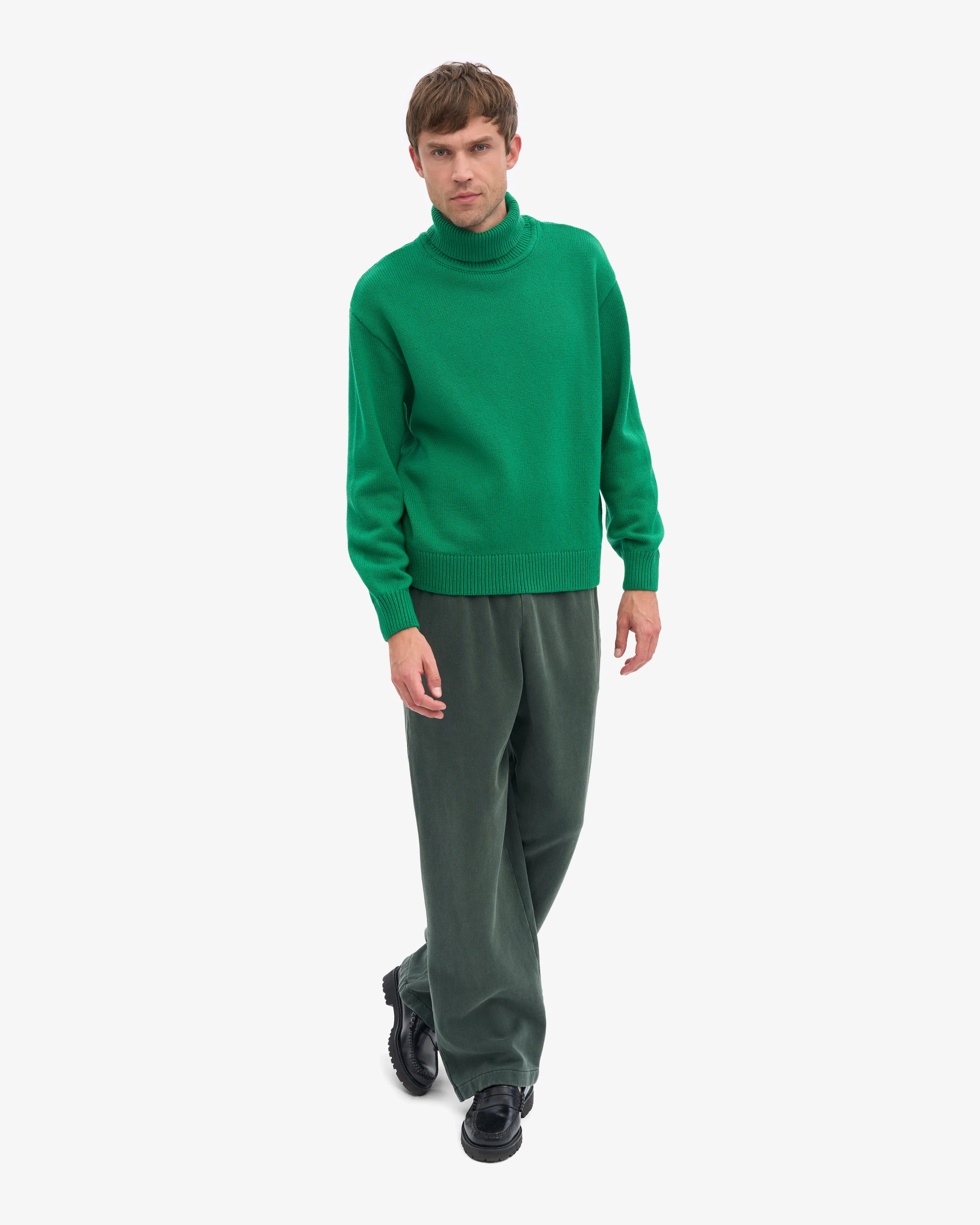 Merino Wool Turtleneck - Kelly Green sold by Colorful Standard product image thumbnail 5
