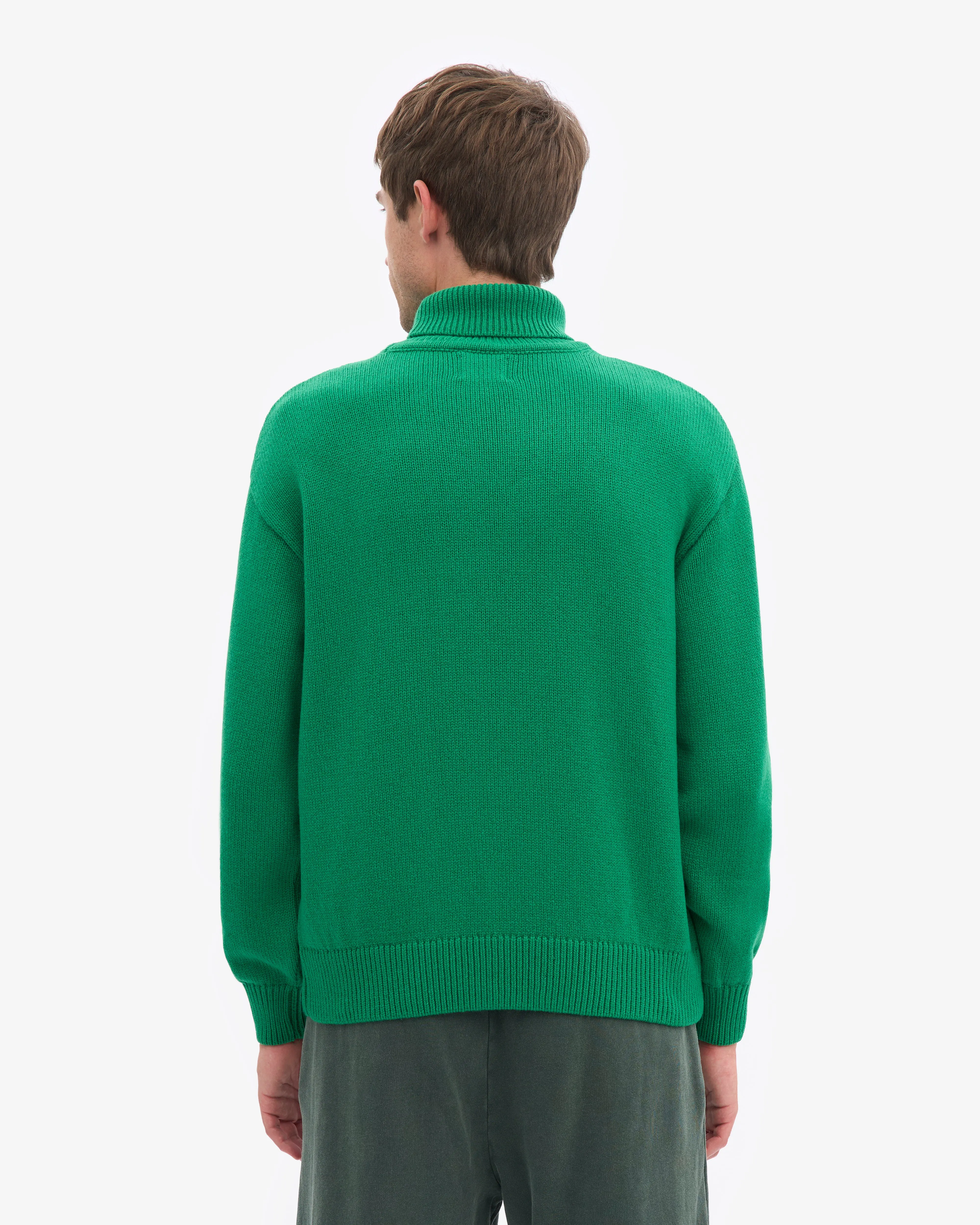 Merino Wool Turtleneck - Kelly Green sold by Colorful Standard product image thumbnail 4